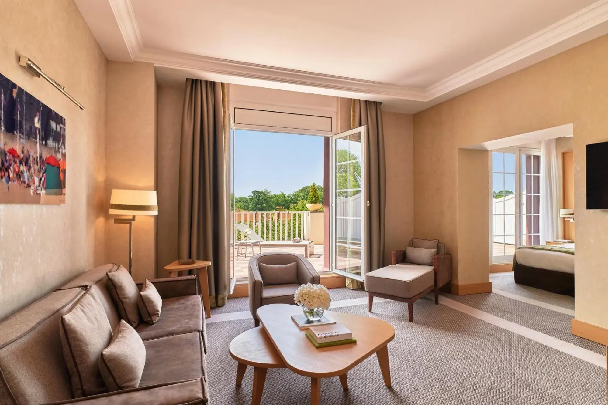 Junior Suite with Terrace in Hôtel Barrière L'Hôtel du Golf Junior Suite with Terrace in Hôtel Barrière L'Hôtel du Golf