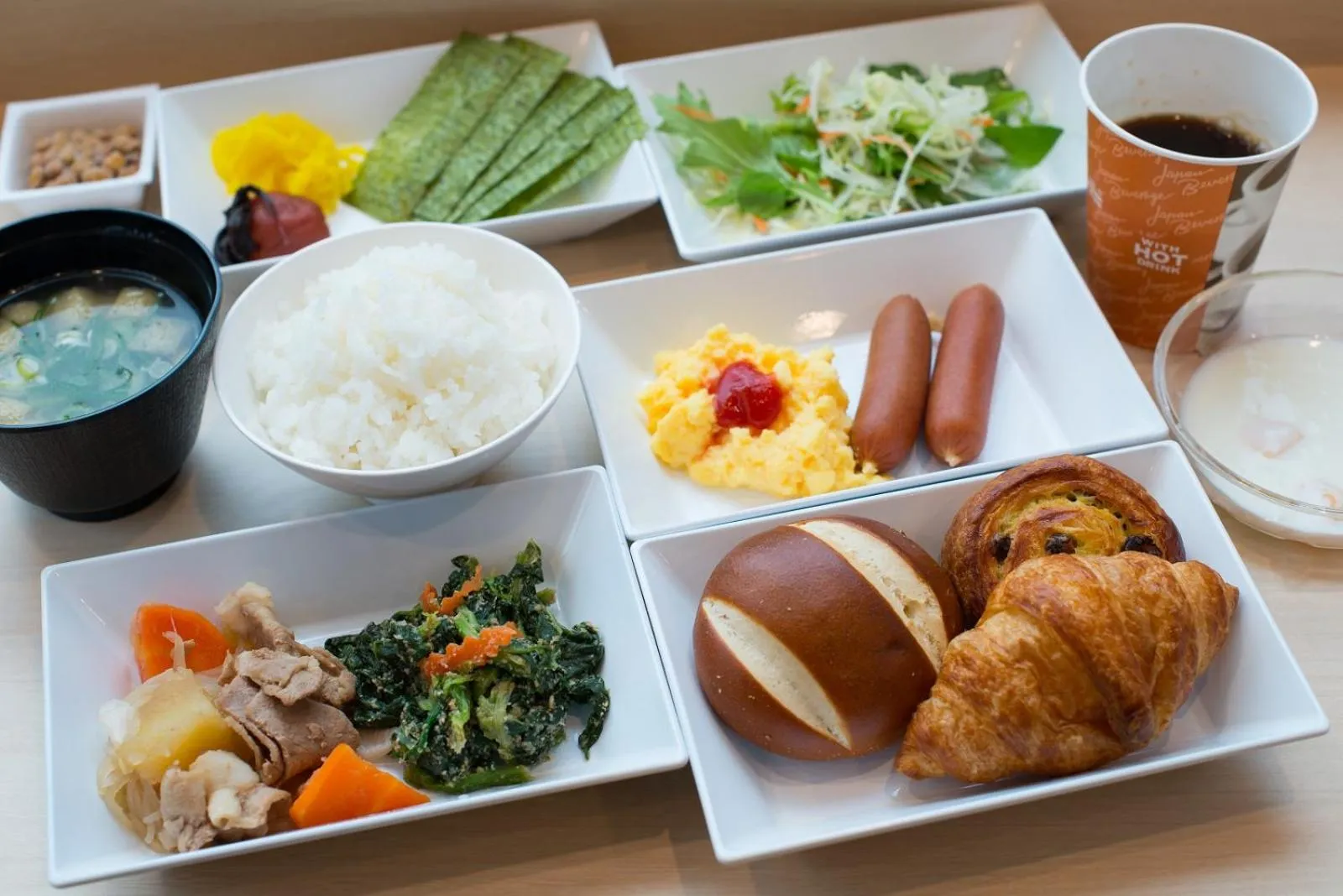 Breakfast in Super Hotel Tokyo JR Shinkoiwa