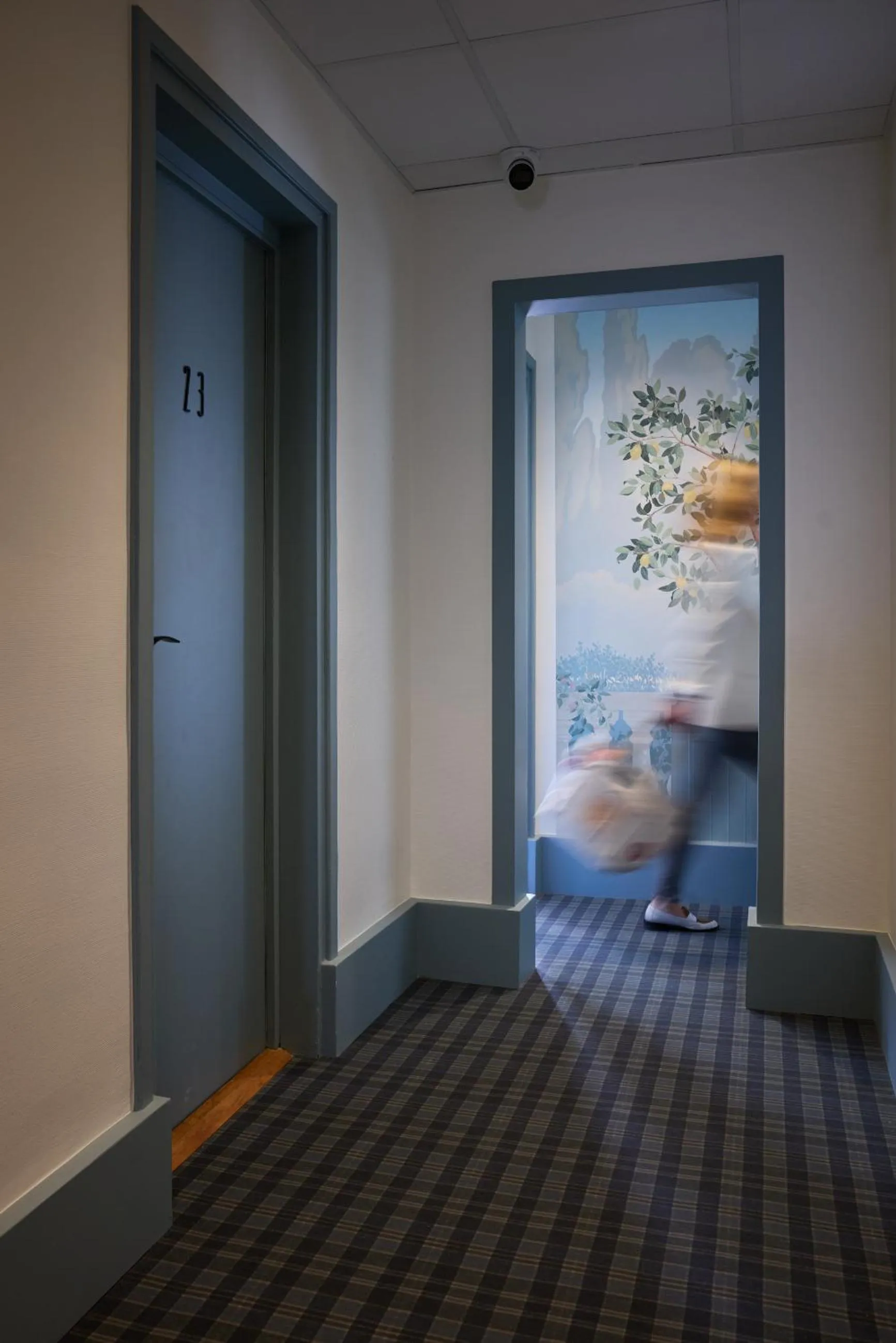 Decorative detail in Logis Hôtel Marguerite