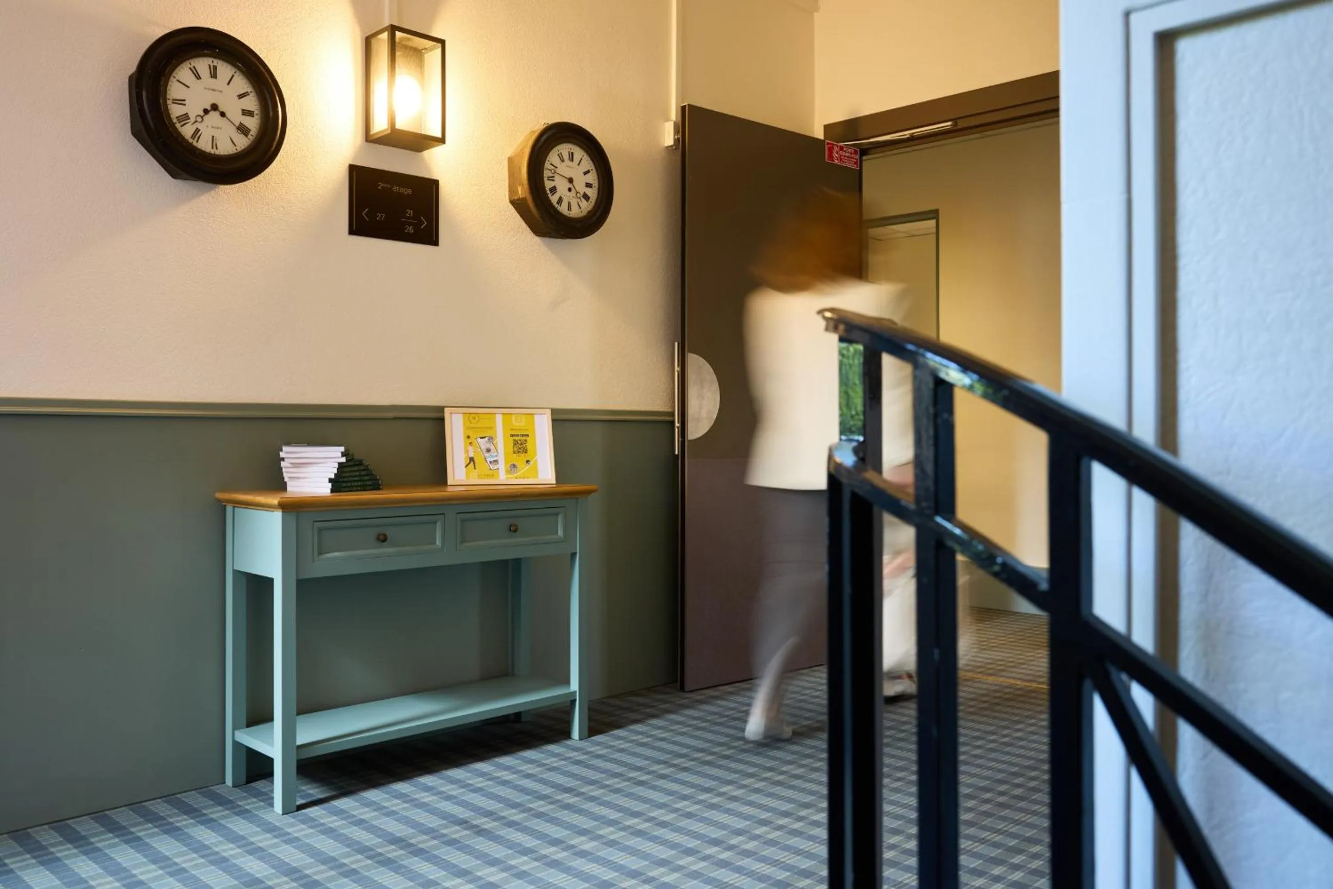 Decorative detail in Logis Hôtel Marguerite