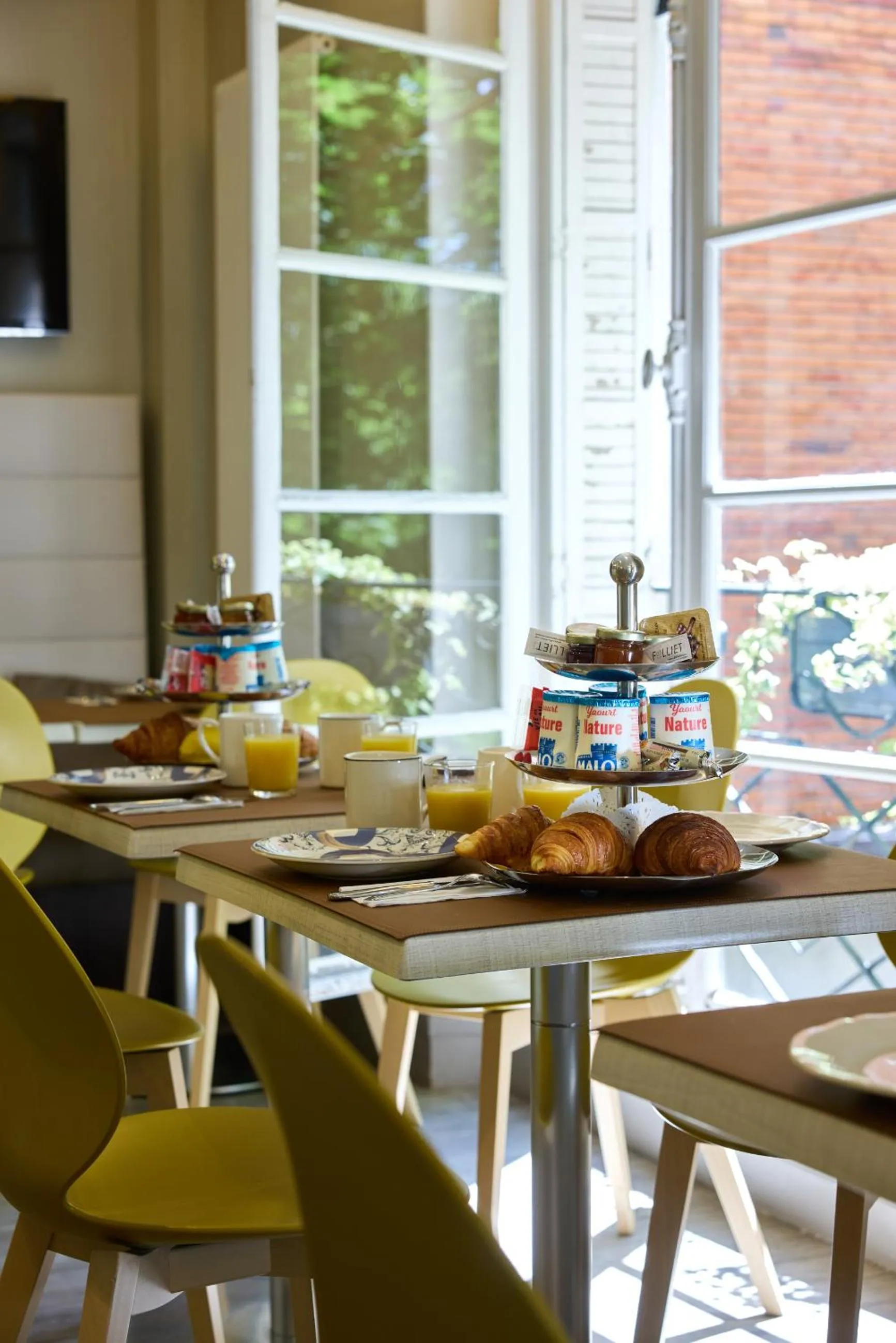 Decorative detail in Logis Hôtel Marguerite