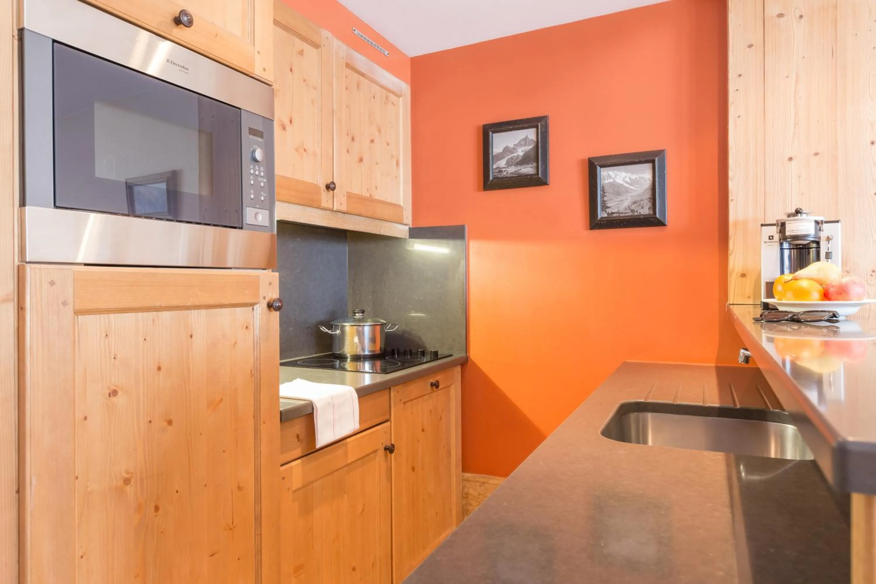 Coffee/tea facilities in Résidence Pierre & Vacances Premium Les Chalets du Forum