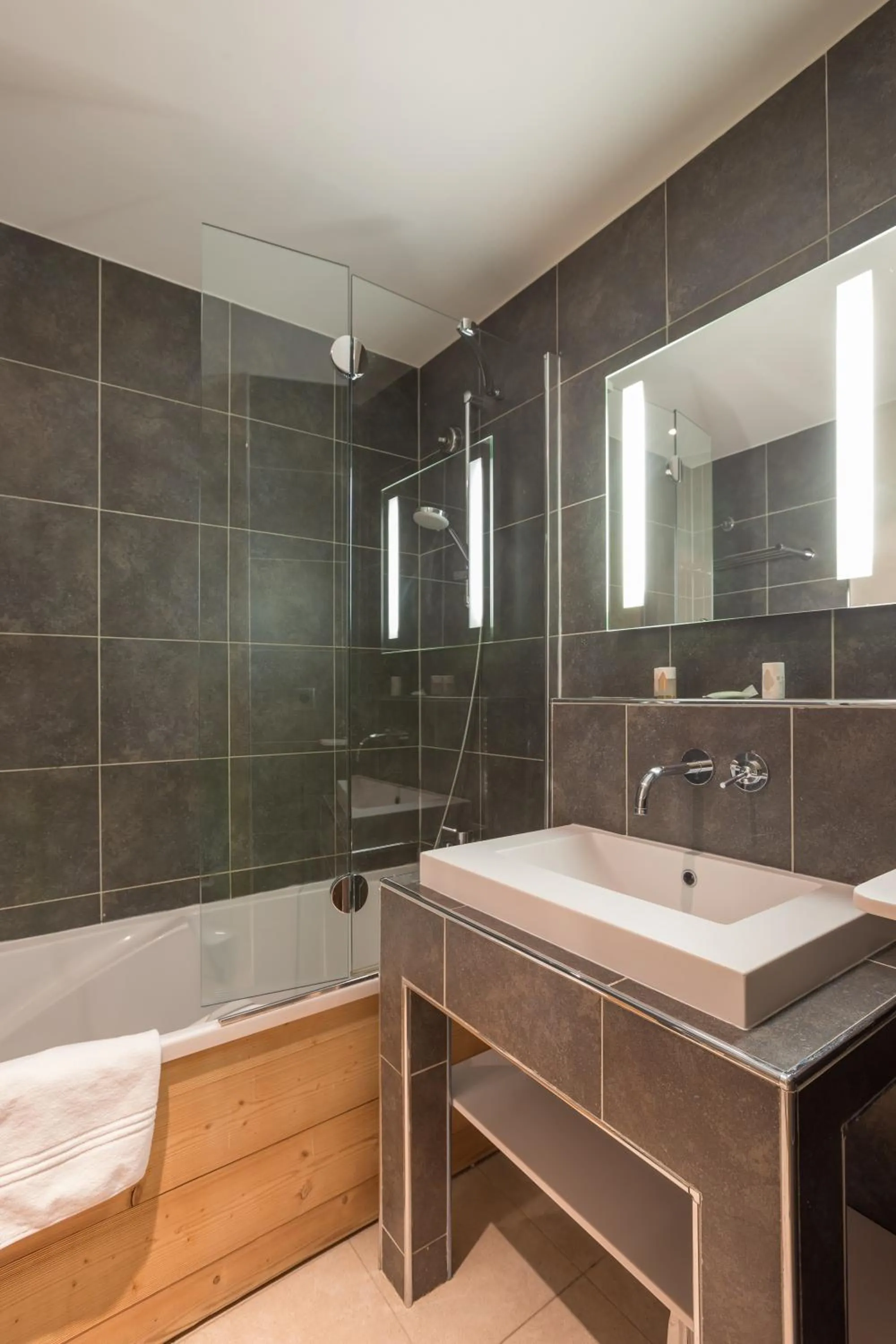 Bathroom in Résidence Pierre & Vacances Premium Les Chalets du Forum