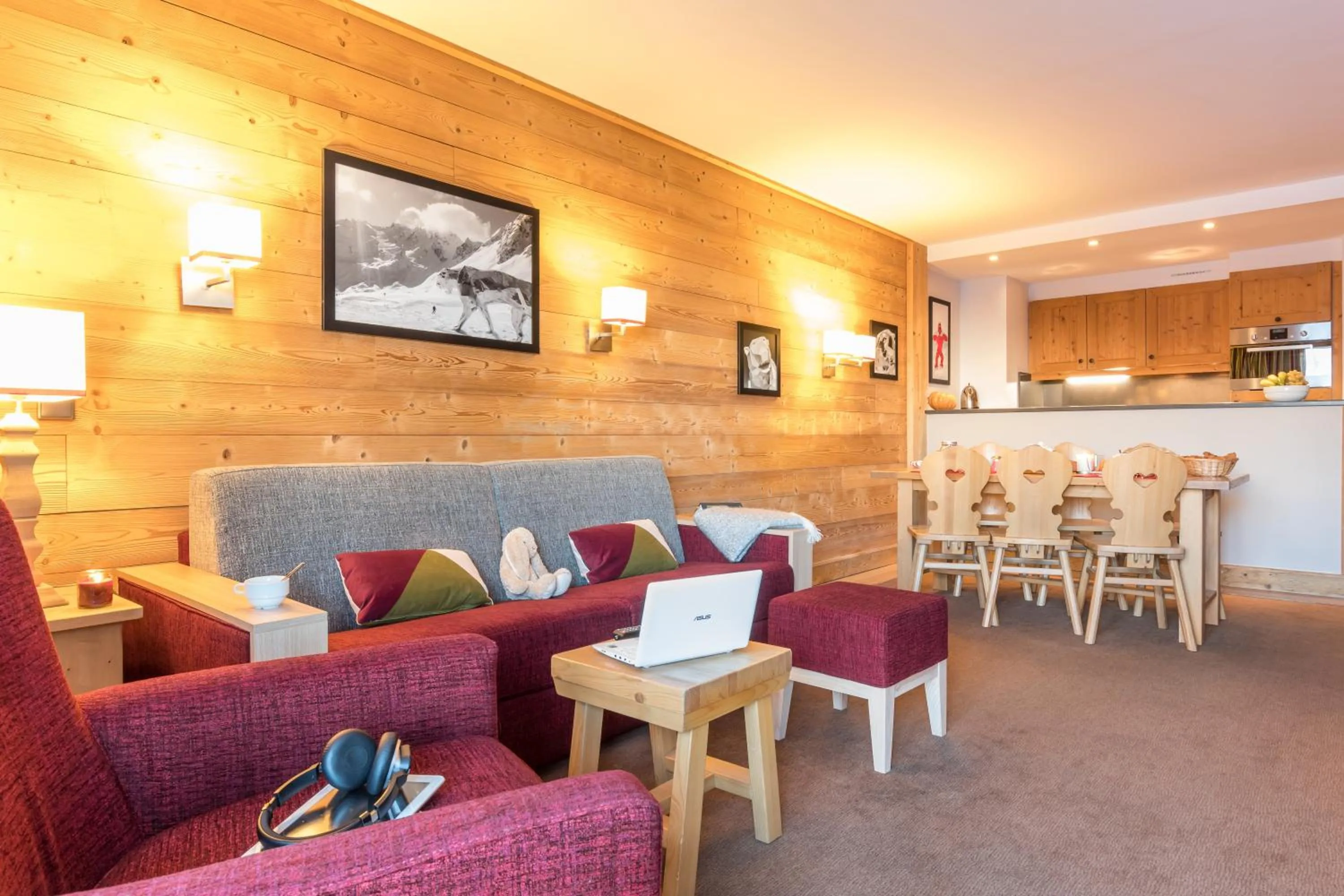 TV and multimedia in Résidence Pierre & Vacances Premium Les Chalets du Forum
