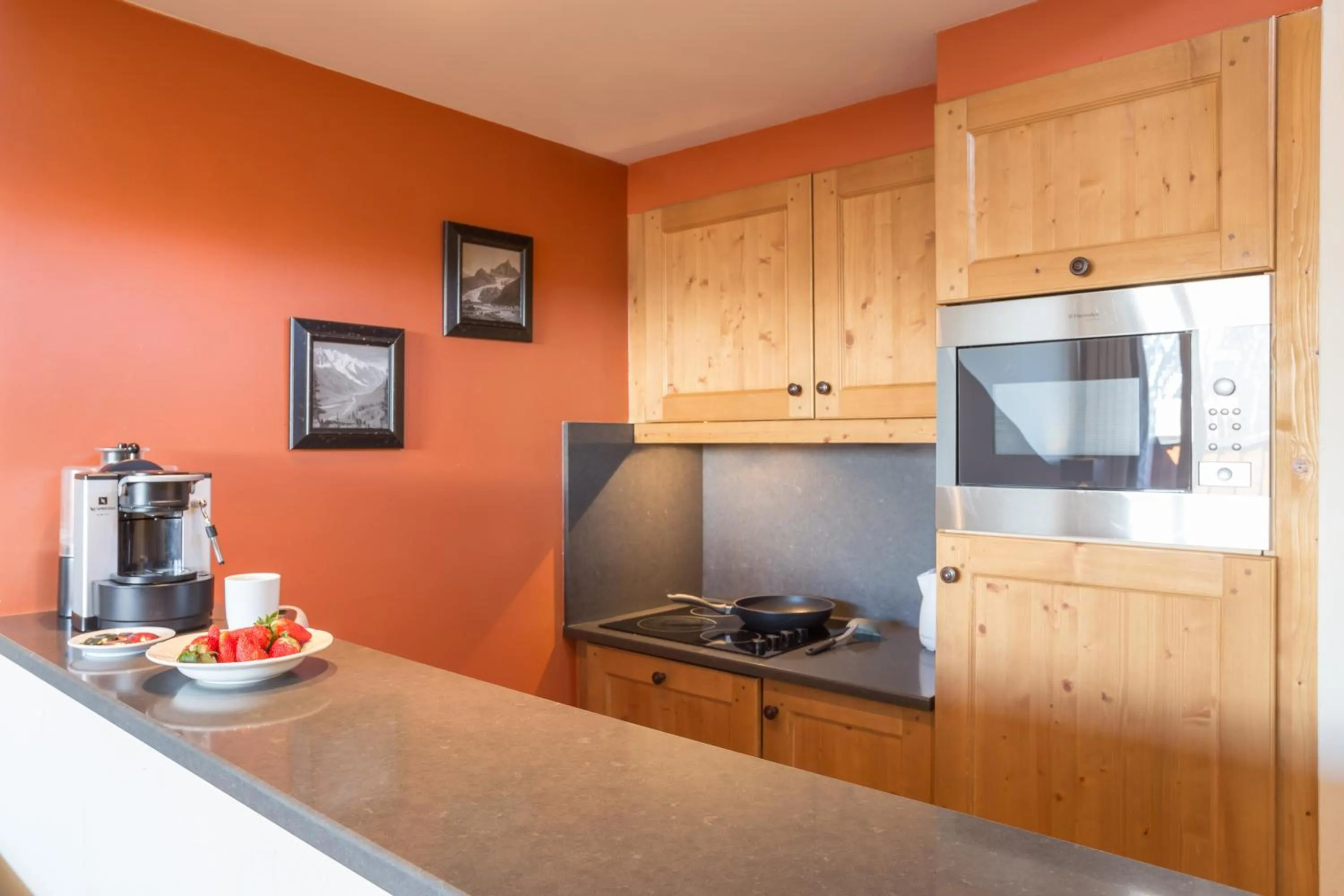 Coffee/tea facilities in Résidence Pierre & Vacances Premium Les Chalets du Forum