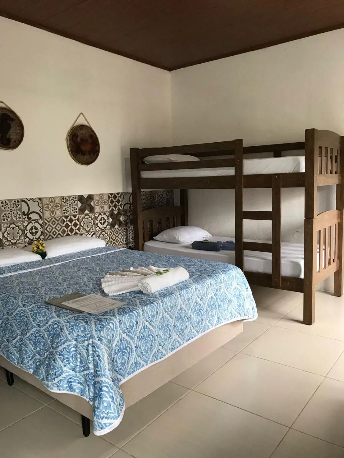 Bed in Pousada Armação das Baleias