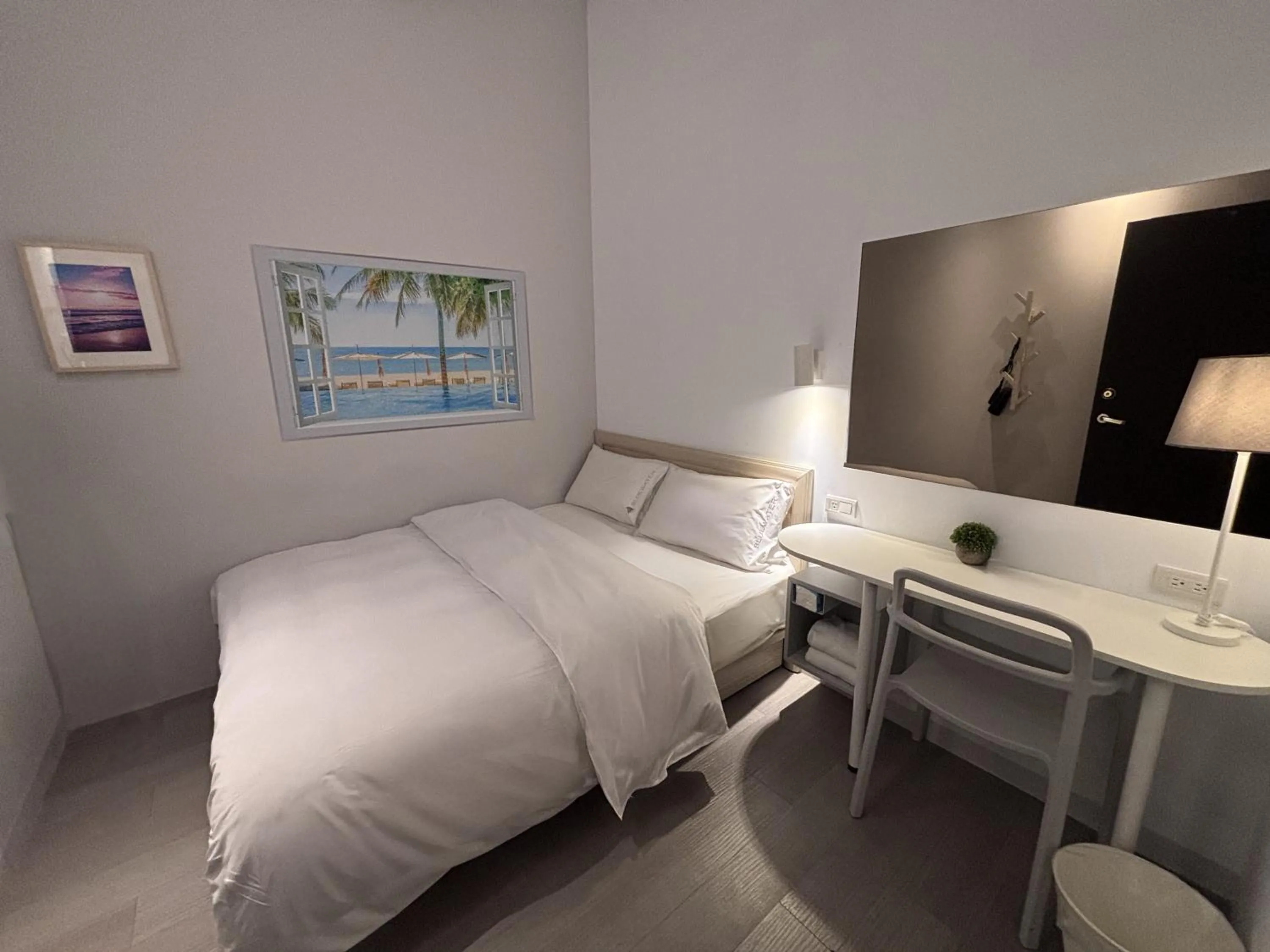 Bed in Bluewater Hotel Xpark Gloria Outlets Taoyuan Baseball Stadium