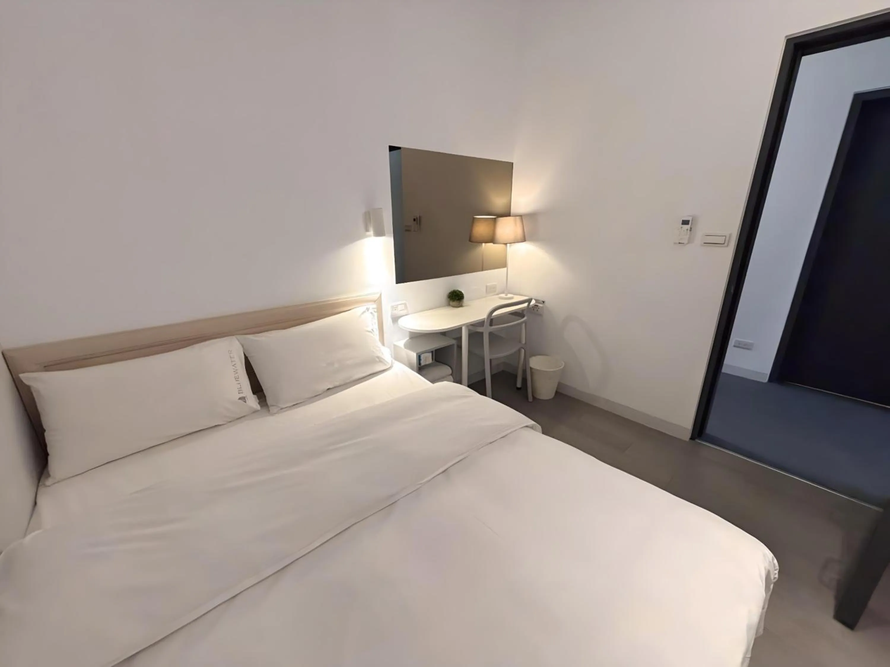 Bed in Bluewater Hotel Xpark Gloria Outlets Taoyuan Baseball Stadium