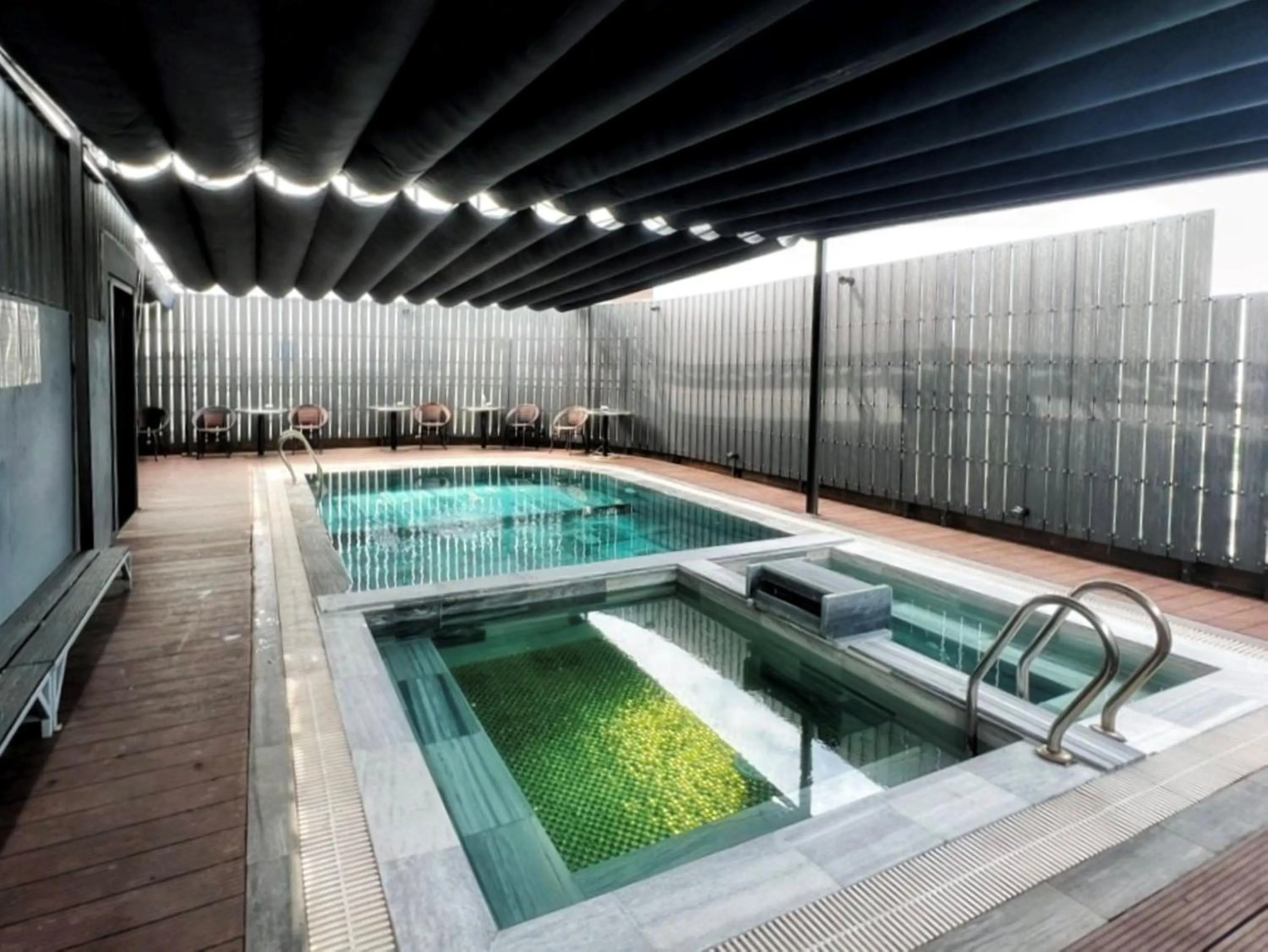 Hot Tub in K Hotel Sauna and Massage