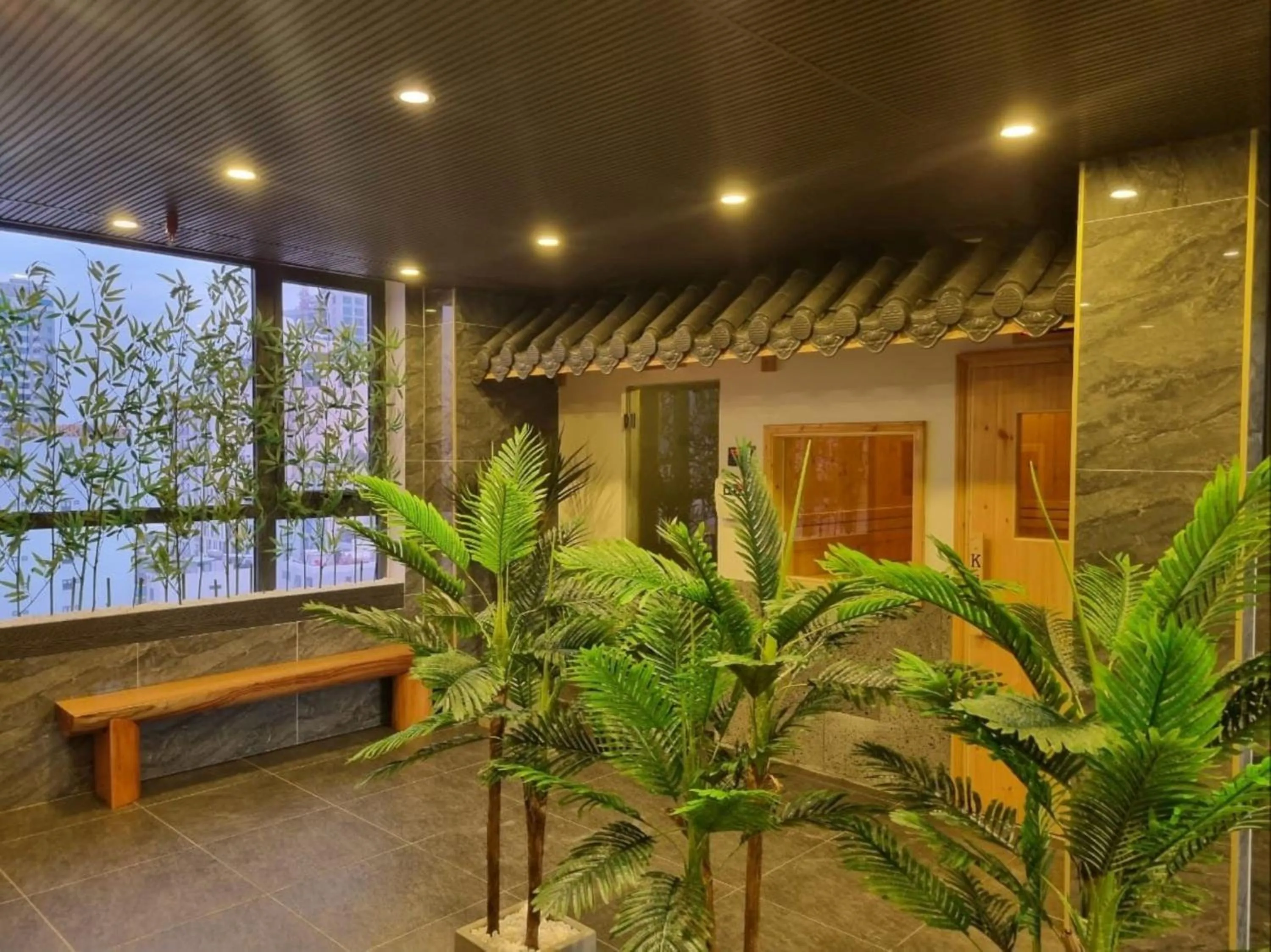 Steam room in K Hotel Sauna and Massage