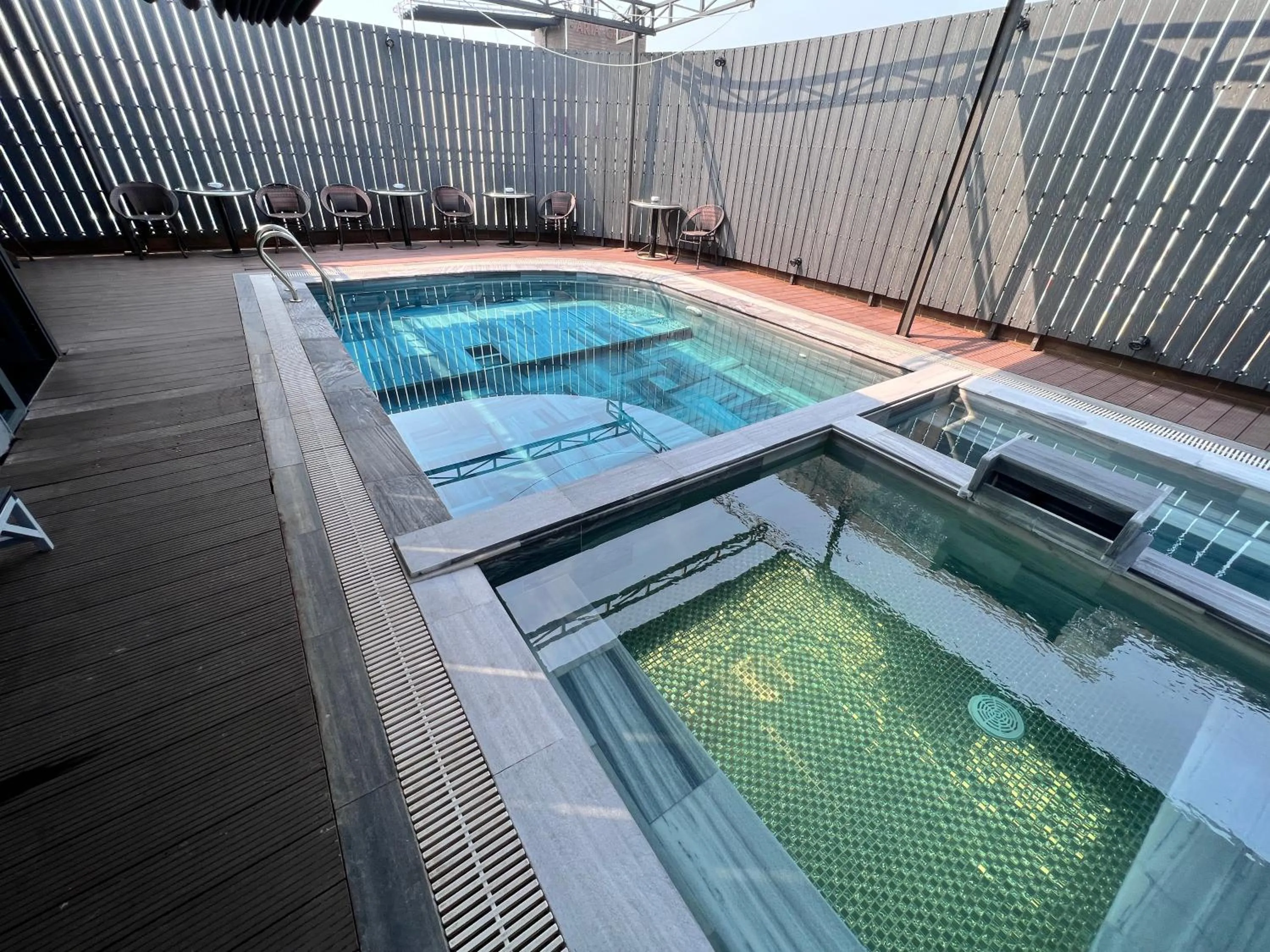 Hot Tub in K Hotel Sauna and Massage