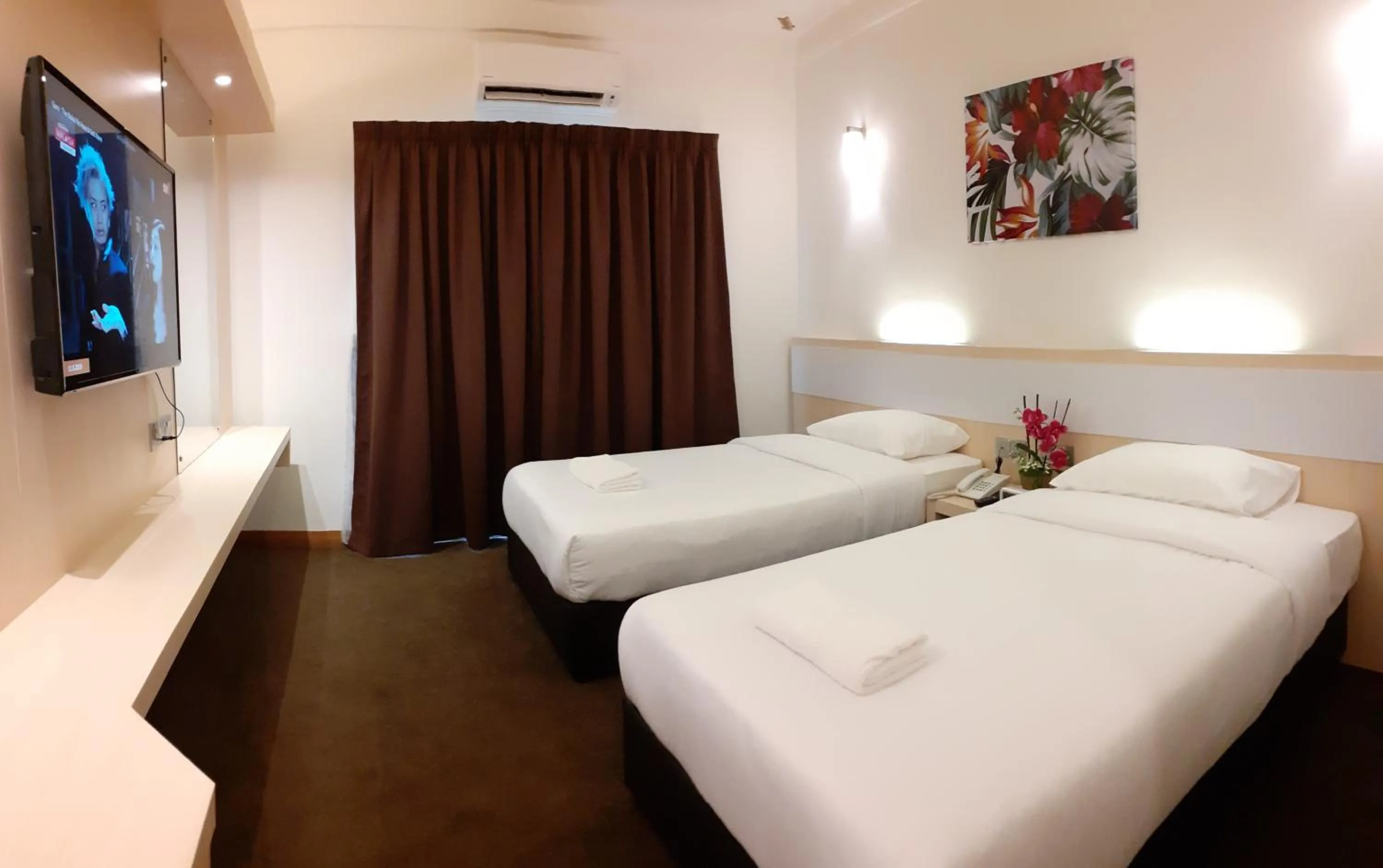 Bed in SERDANG LAKE VIEW RESORT