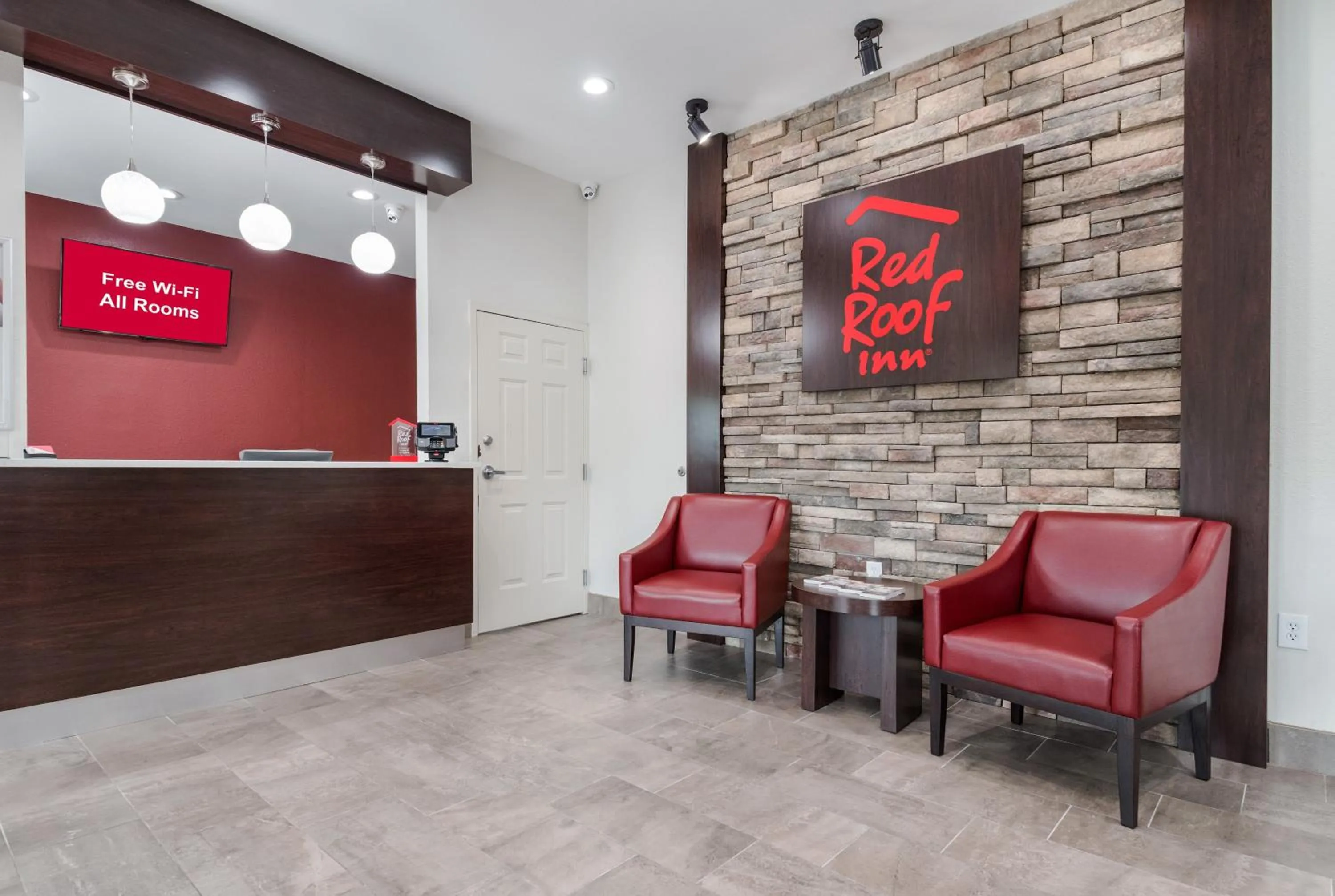 Lobby or reception in Red Roof Inn Houston – Spring North