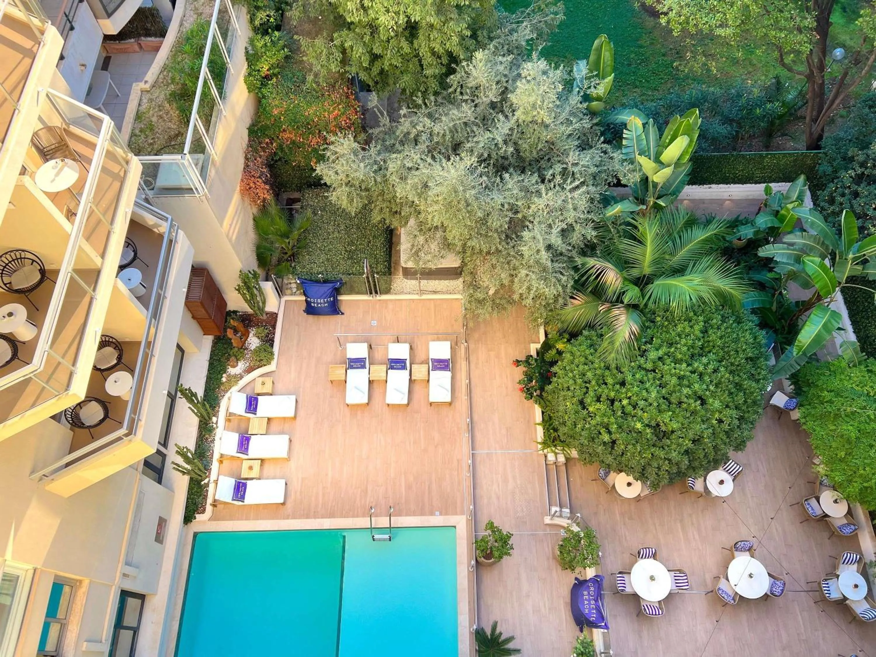 Pool view in Croisette Beach Hotel Cannes - MGallery Collection