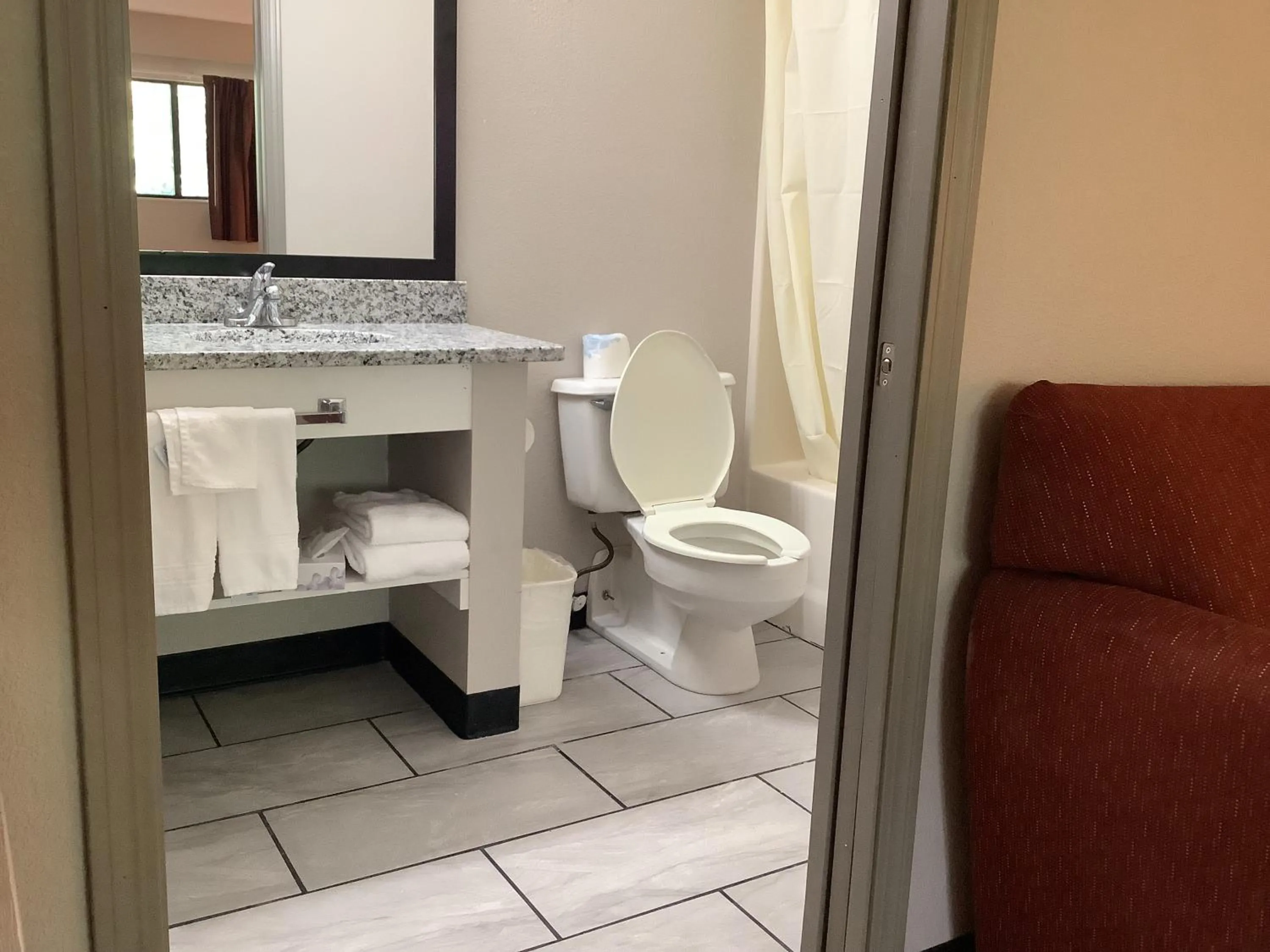 Bathroom in Days Inn by Wyndham Kingdom City