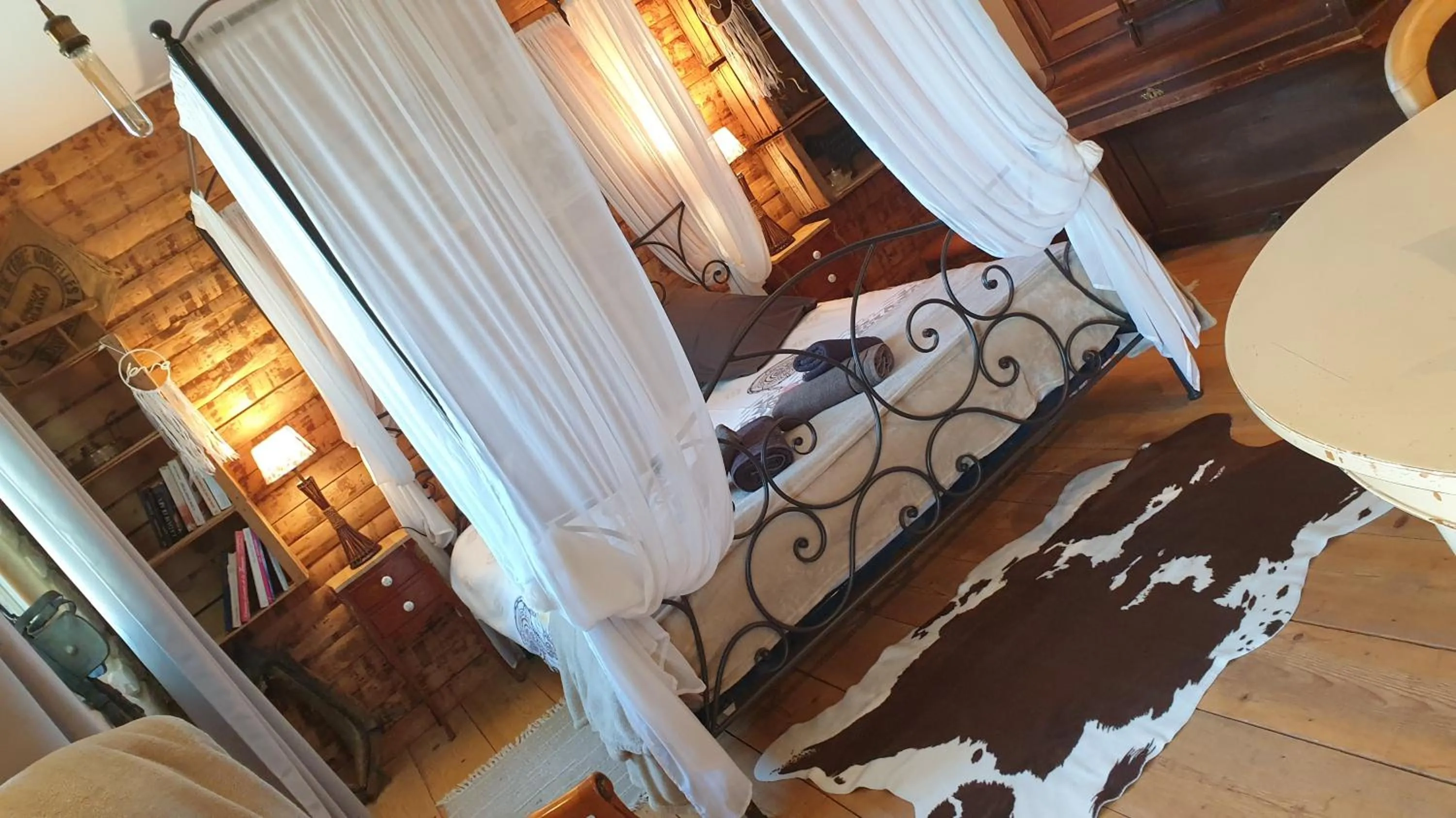 Bed in Chambre d'hôtes Le Petit Ranch