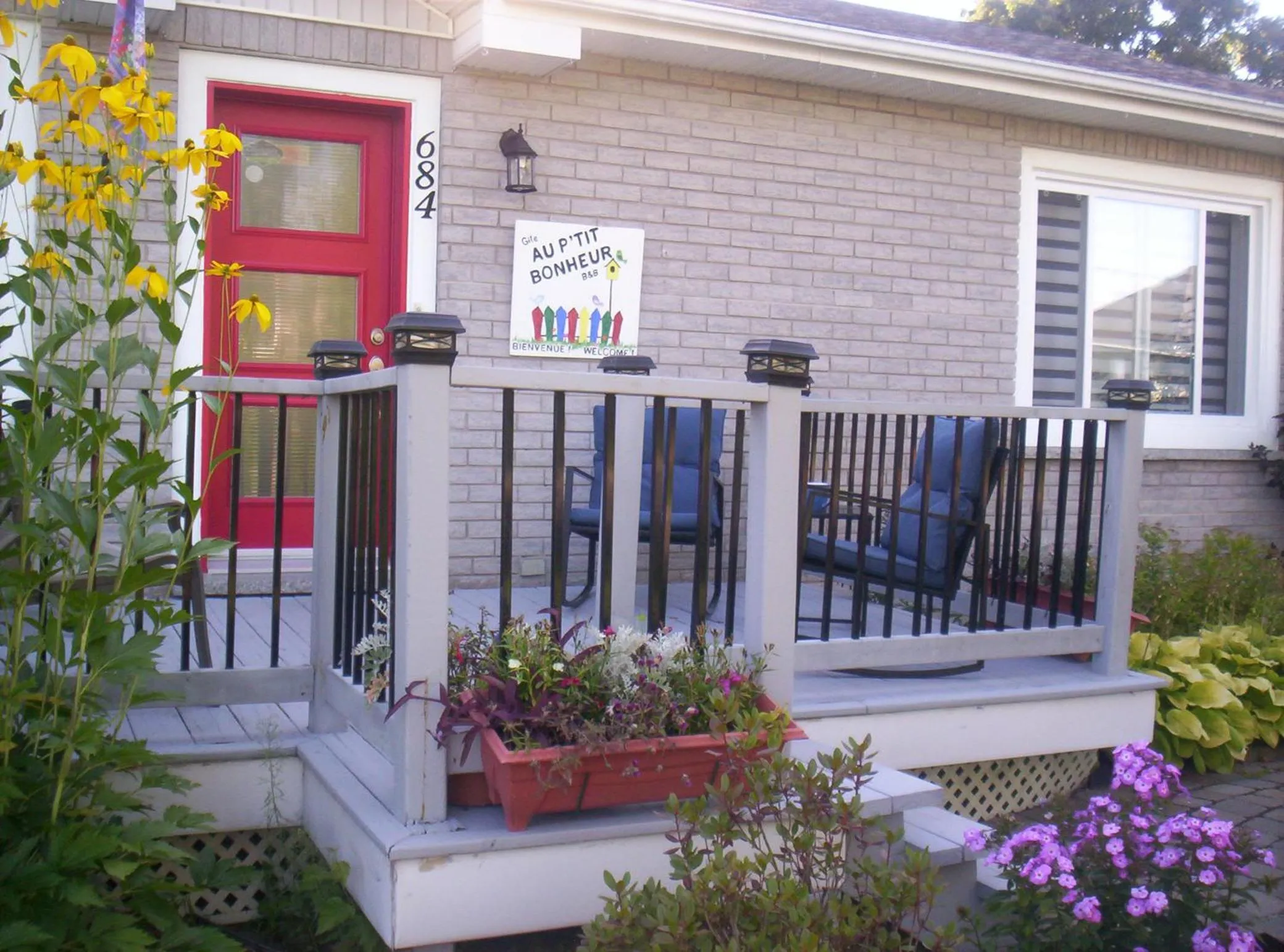 Property building in Gîte Au p'tit bonheur B&B