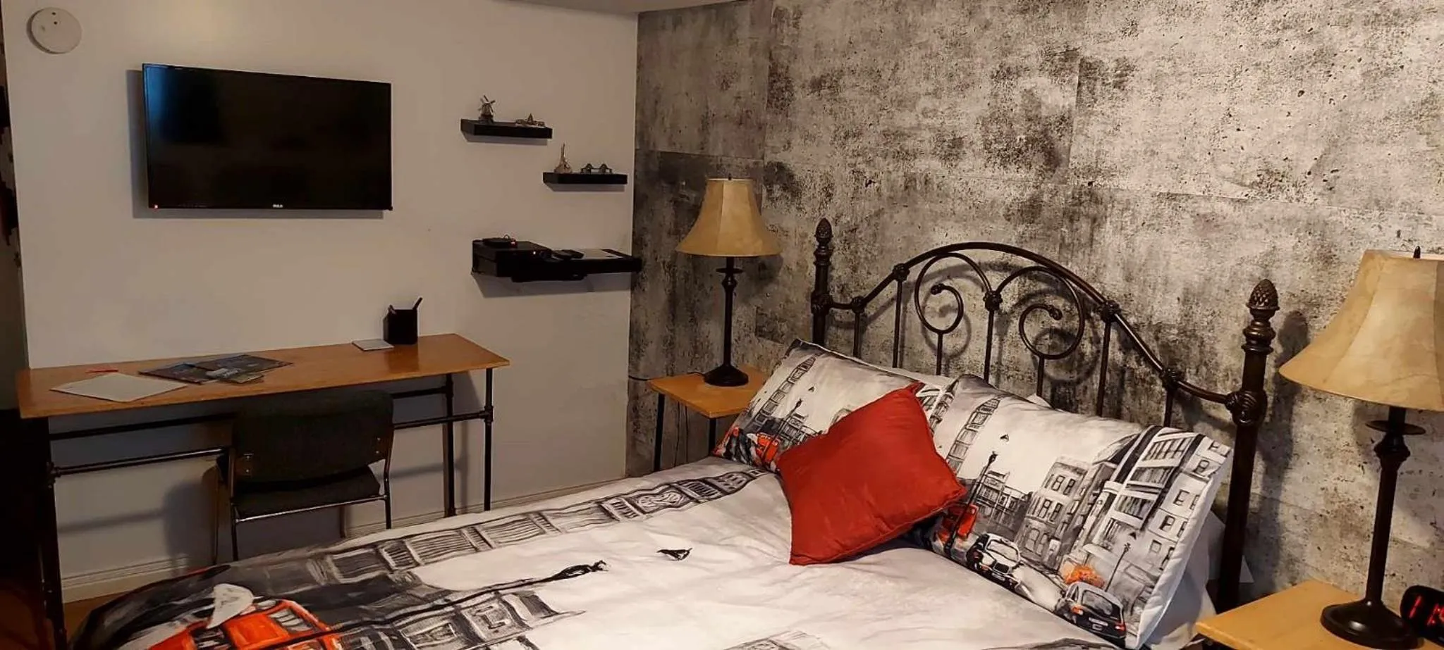 Bed in Gîte Au p'tit bonheur B&B