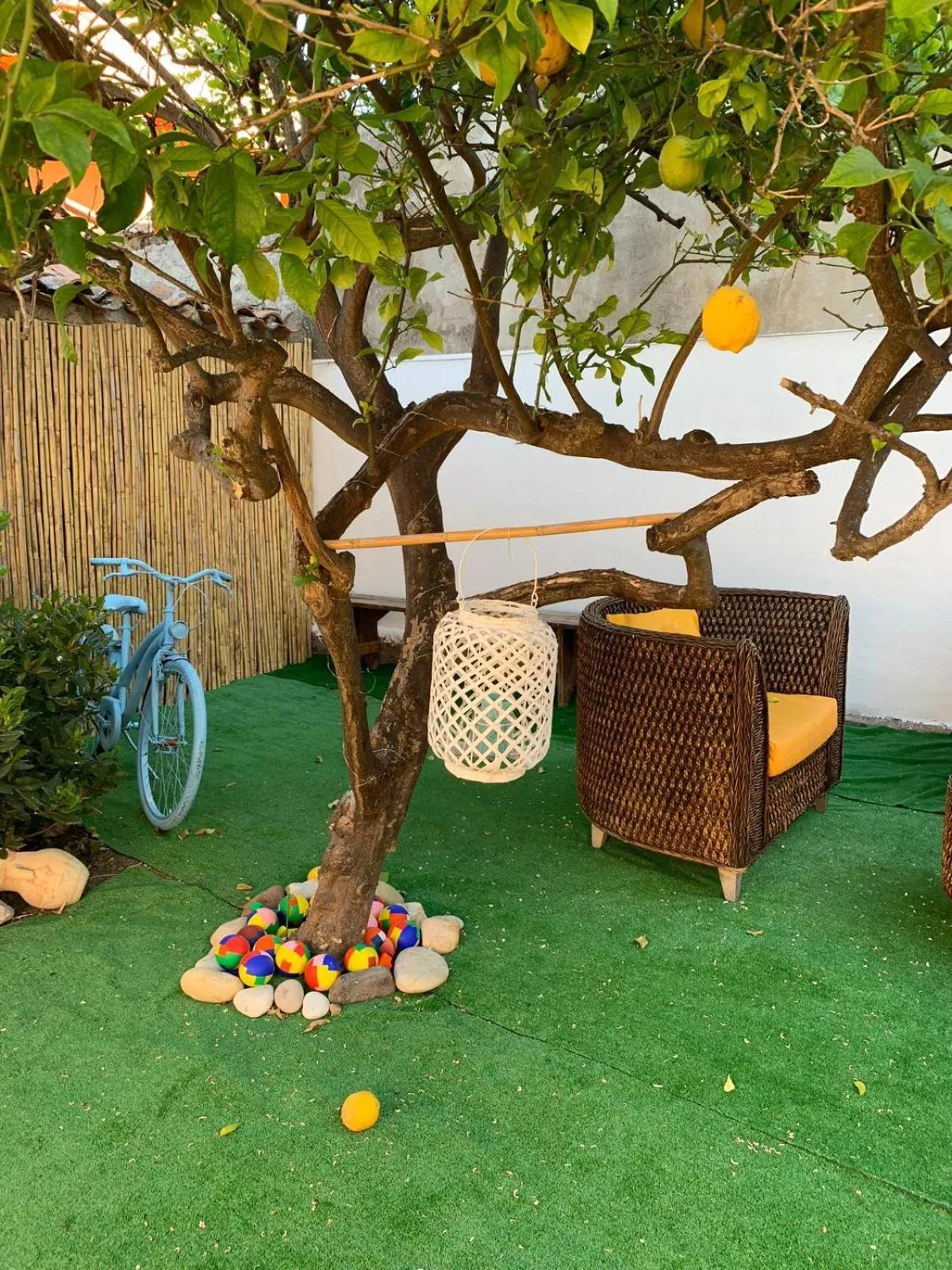 Garden in BnB Le Janas