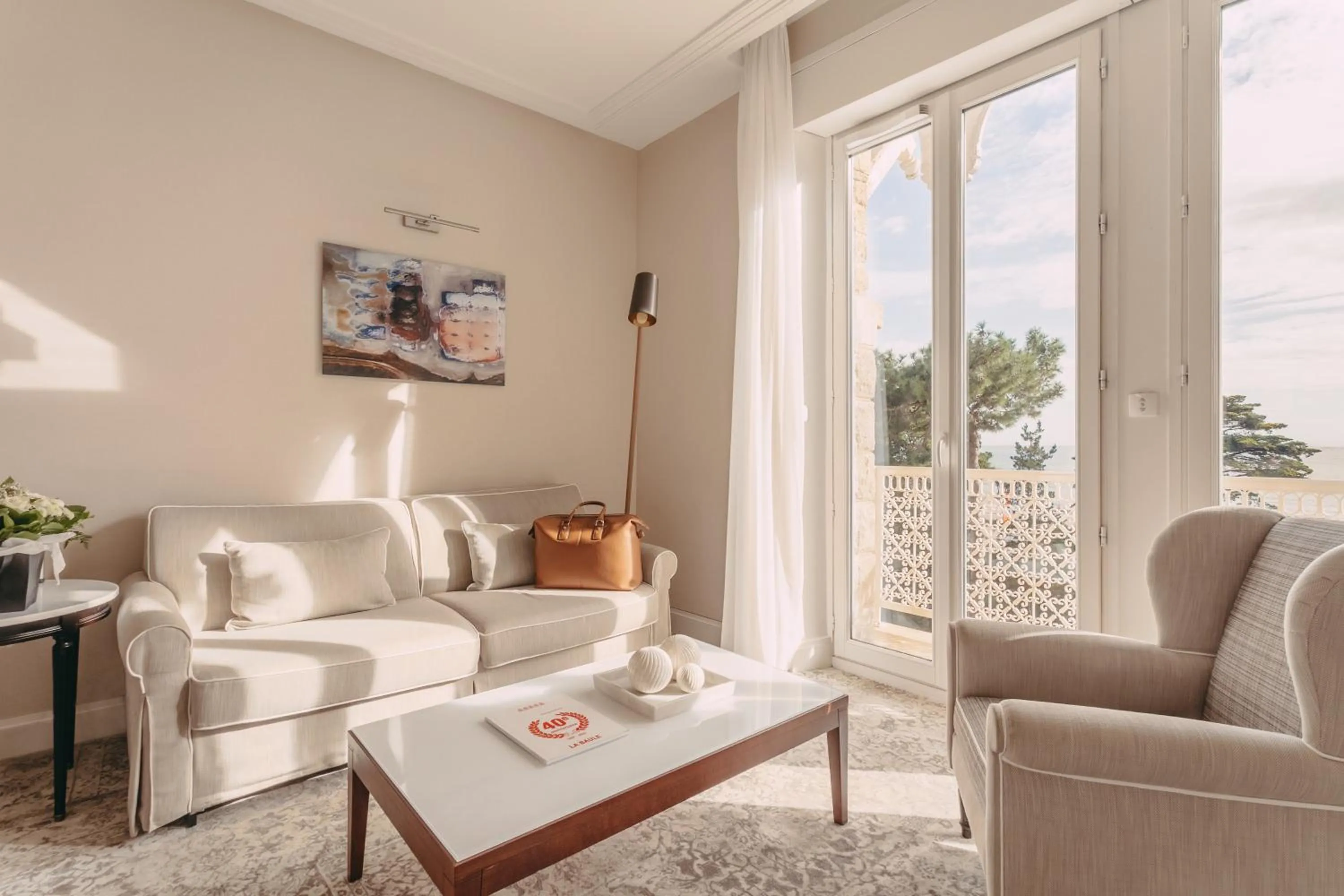 Seating area in Hôtel Barrière Le Royal La Baule