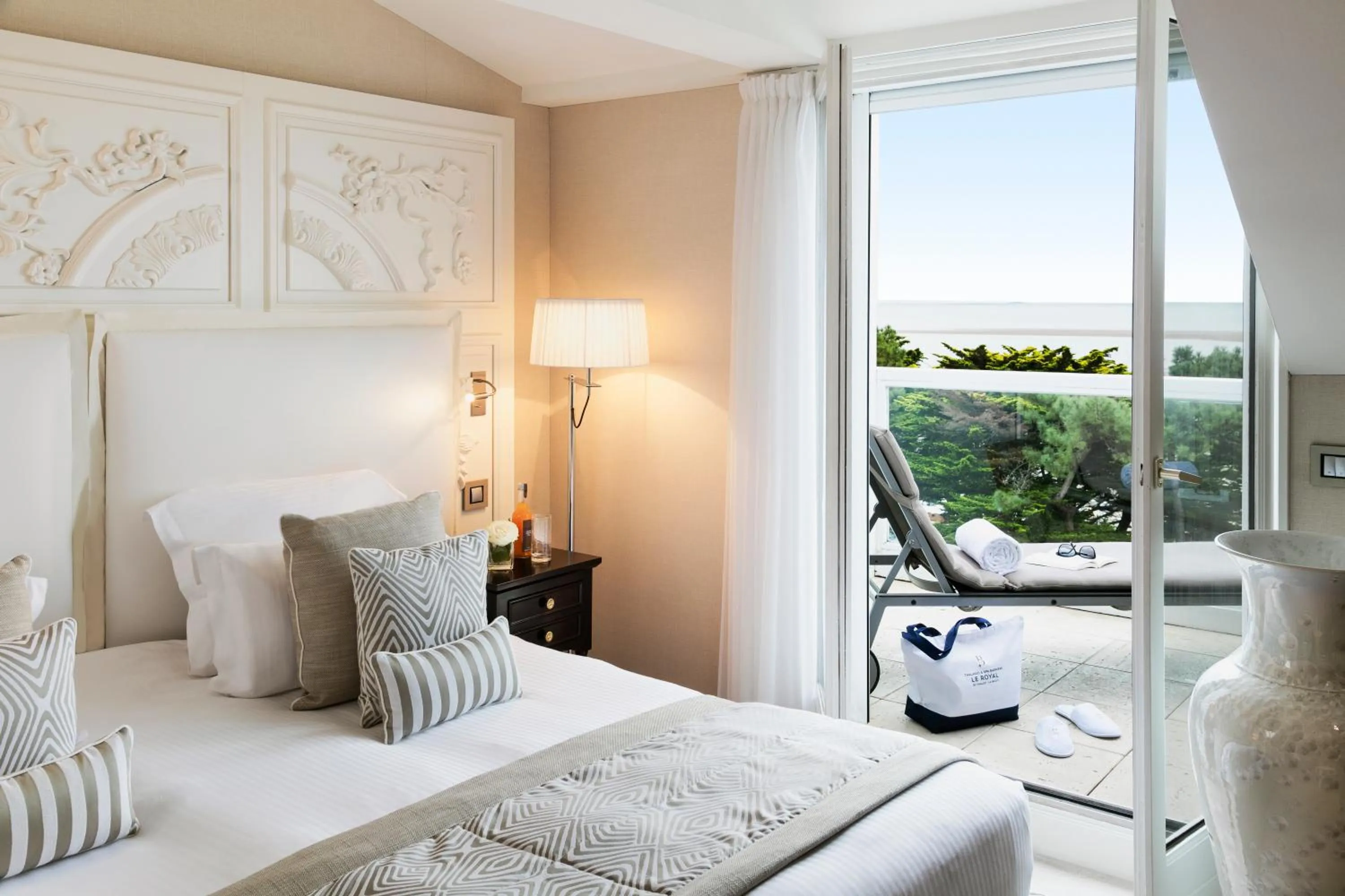 Photo of the whole room, Bed in Hôtel Barrière Le Royal La Baule