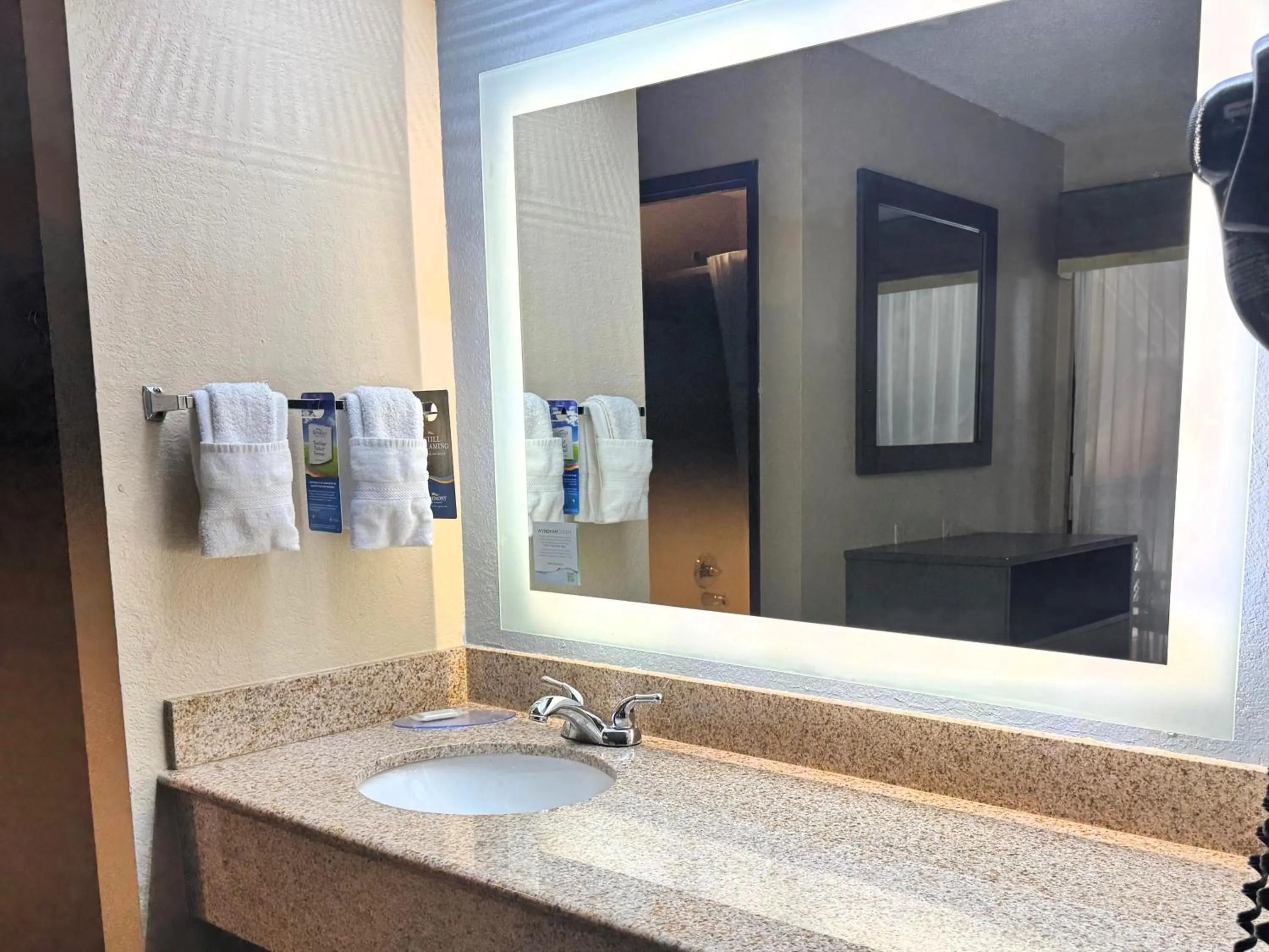 Bathroom in Baymont by Wyndham Tupelo