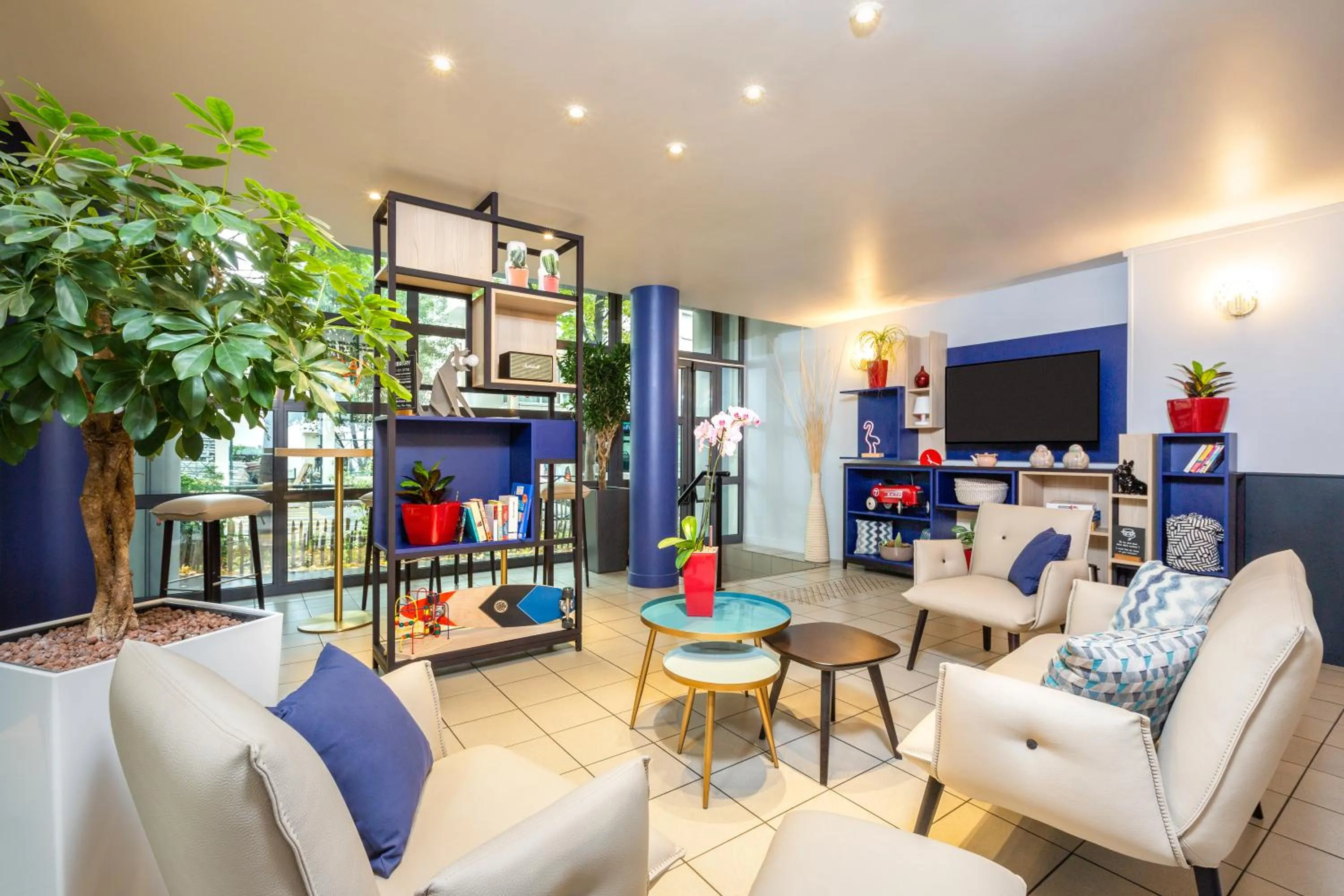 Lobby or reception in Aparthotel Adagio Access La Défense - Léonard De Vinci