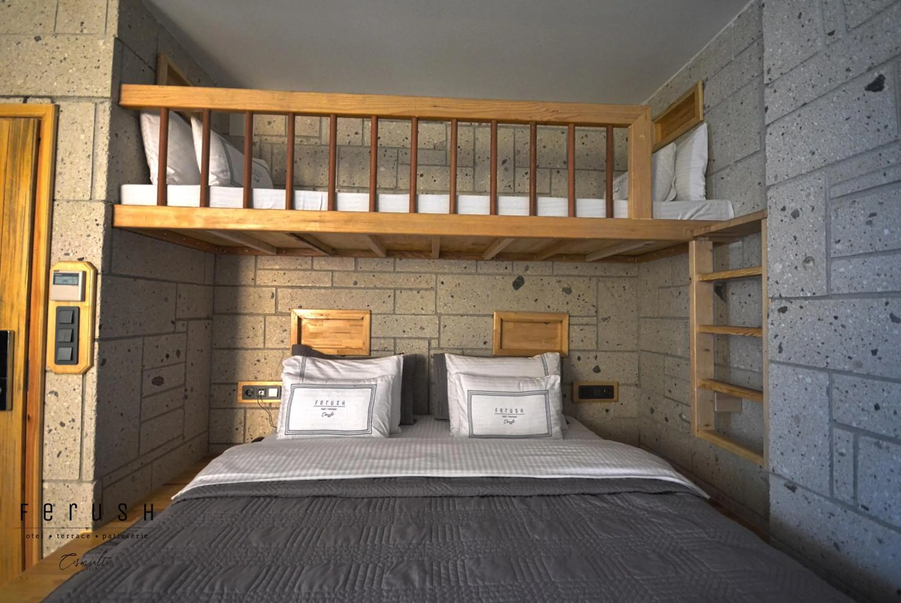 Bed in Ferush Boutique Hotel