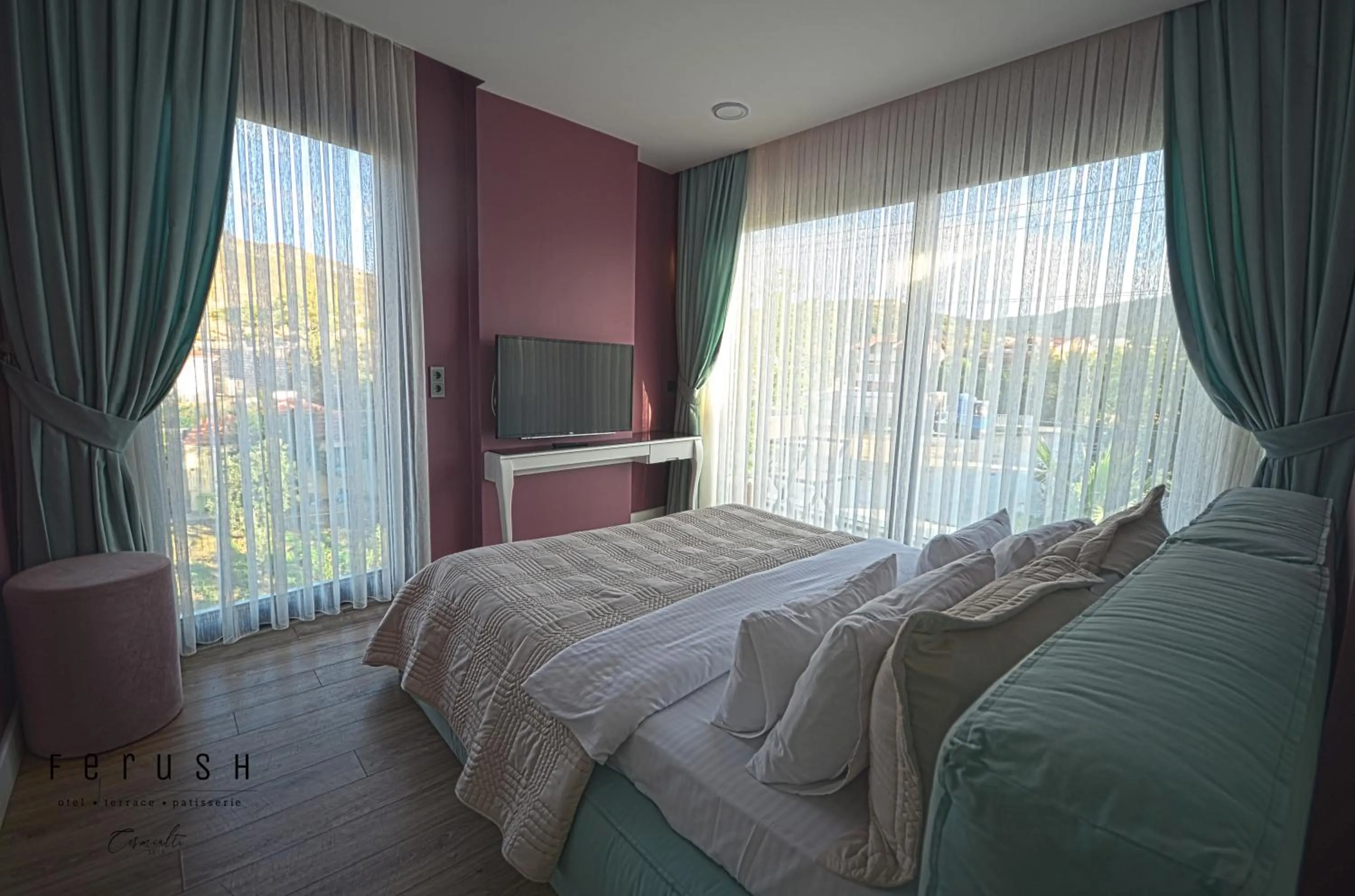 Bed in Ferush Boutique Hotel