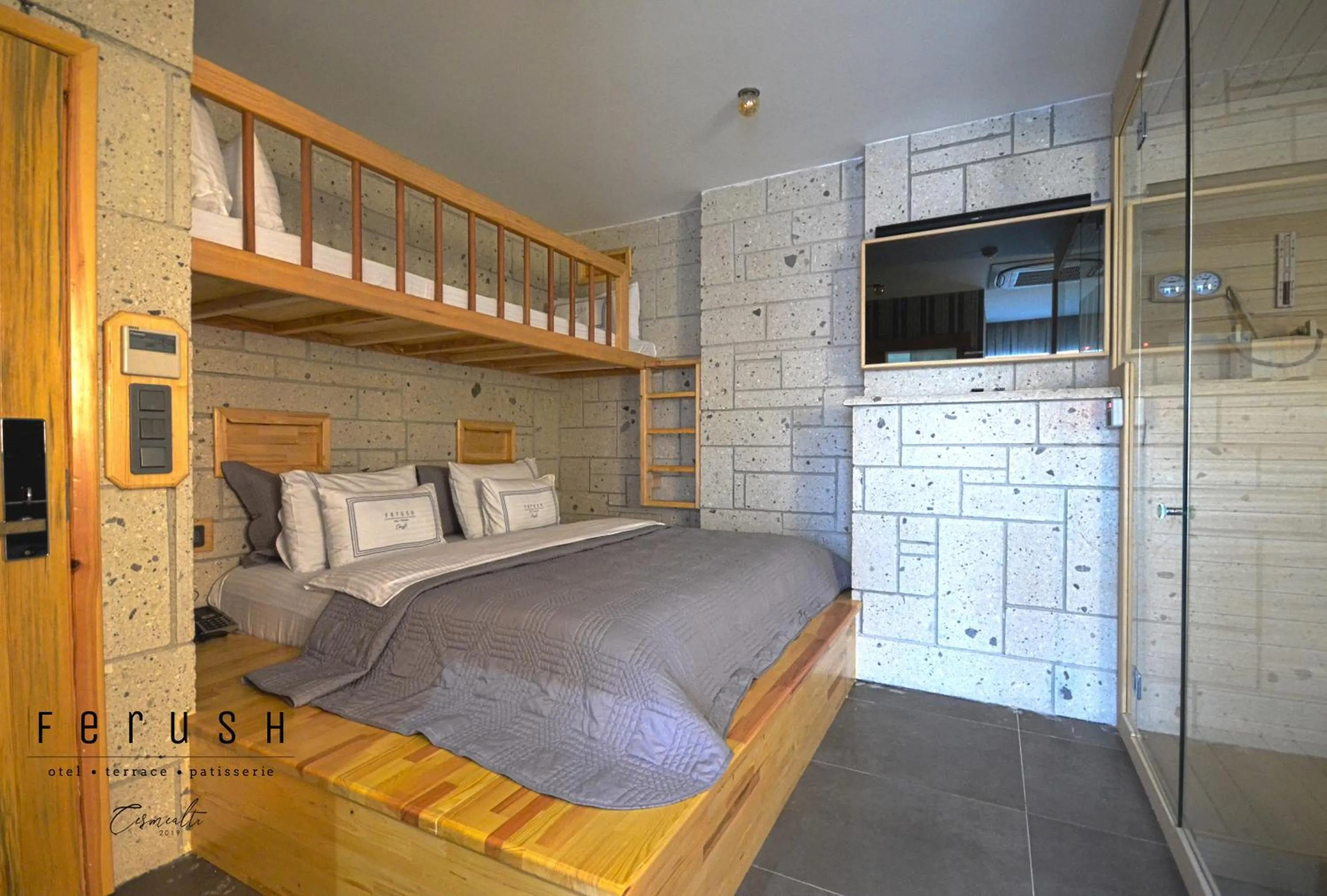 Bed in Ferush Boutique Hotel