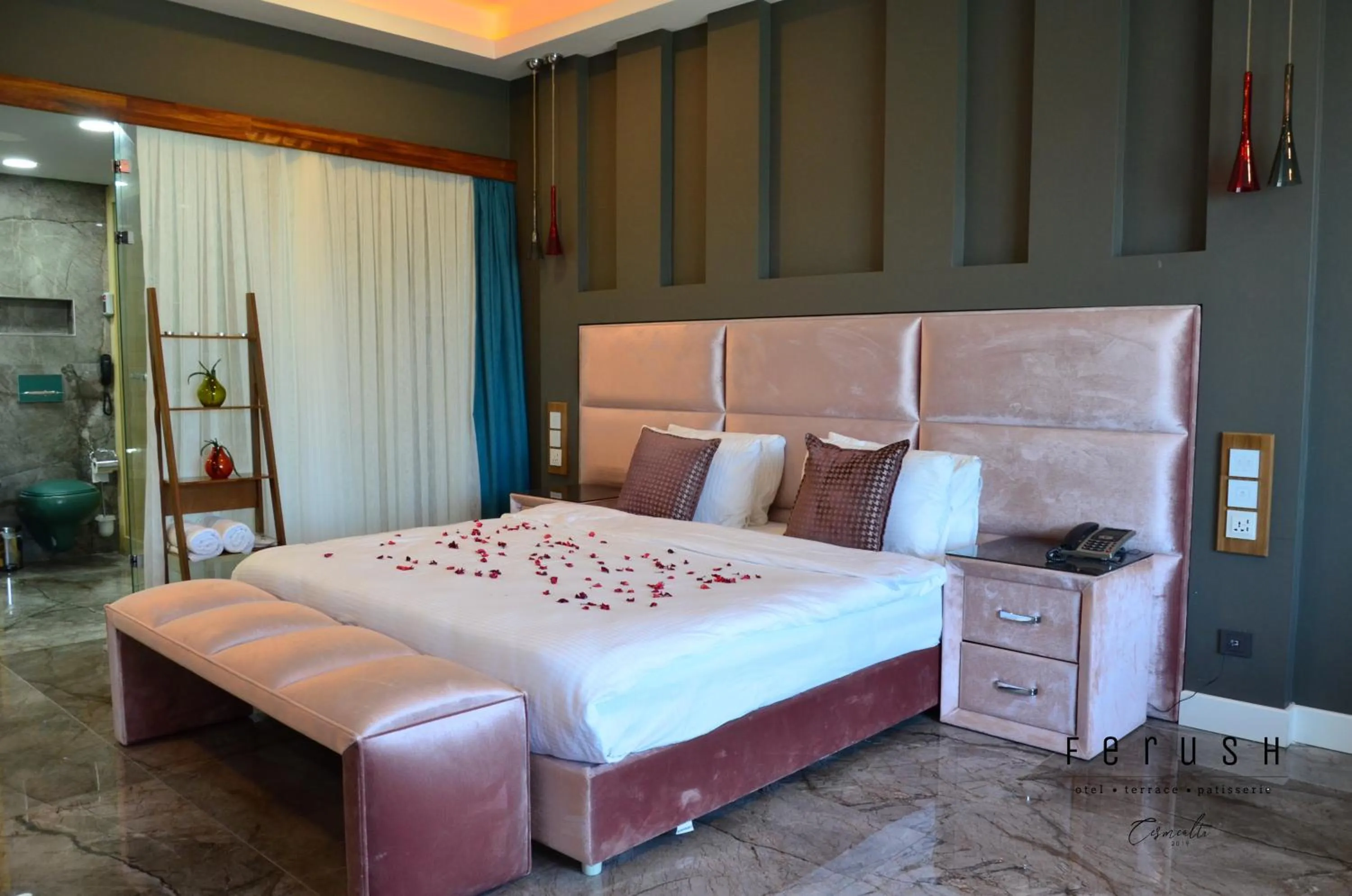 Bed in Ferush Boutique Hotel