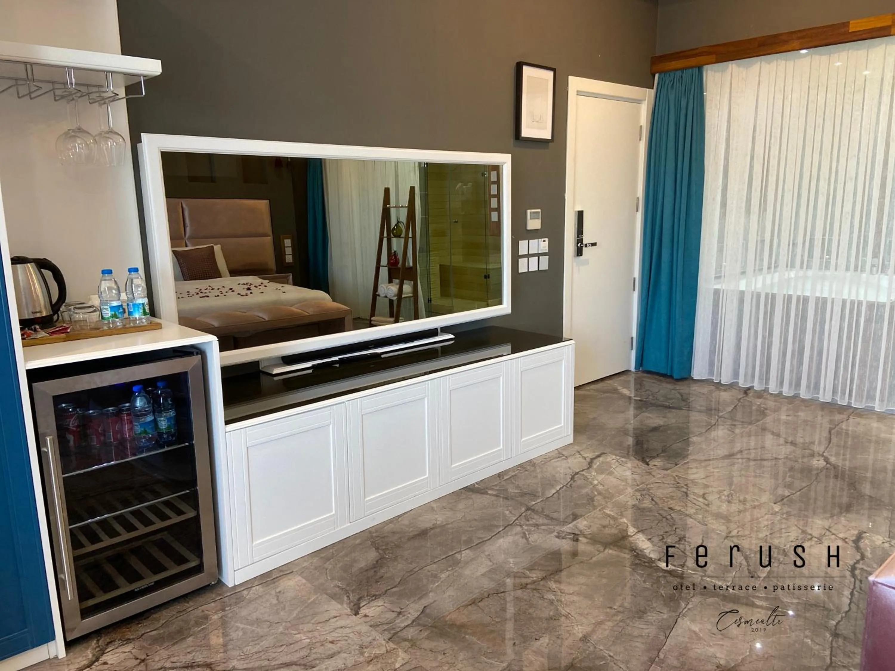 Bed in Ferush Boutique Hotel