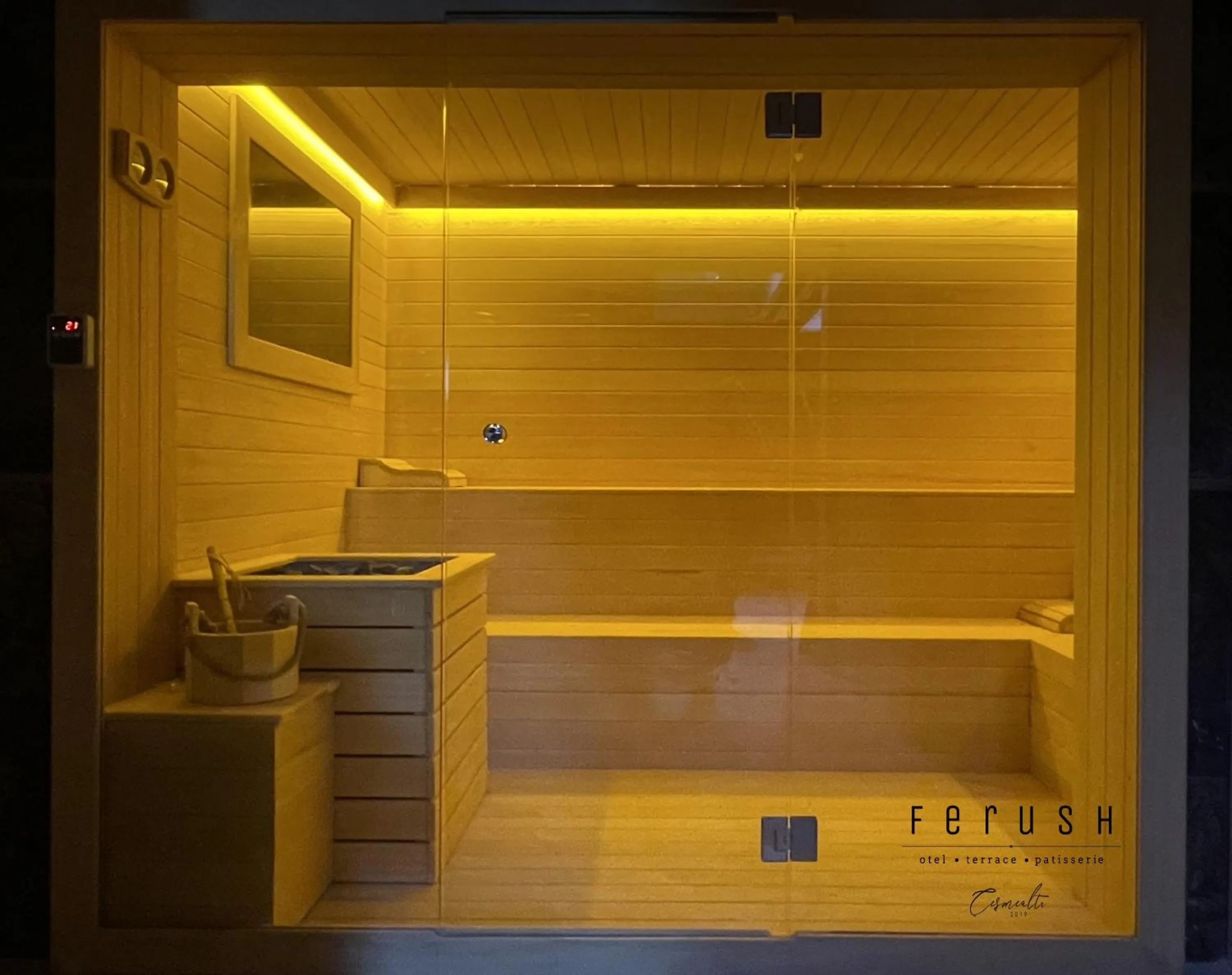 Sauna in Ferush Boutique Hotel