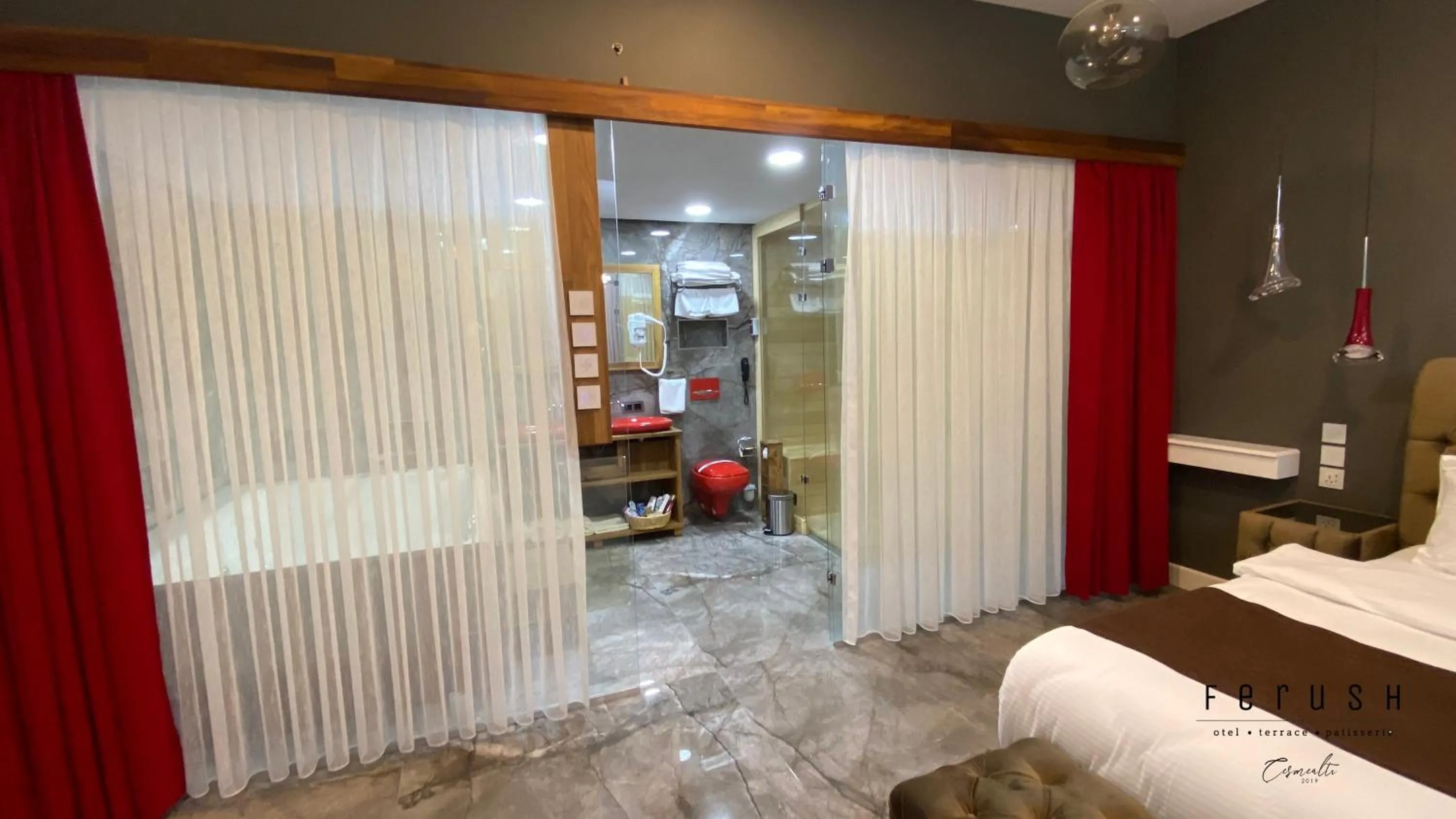 Bed in Ferush Boutique Hotel