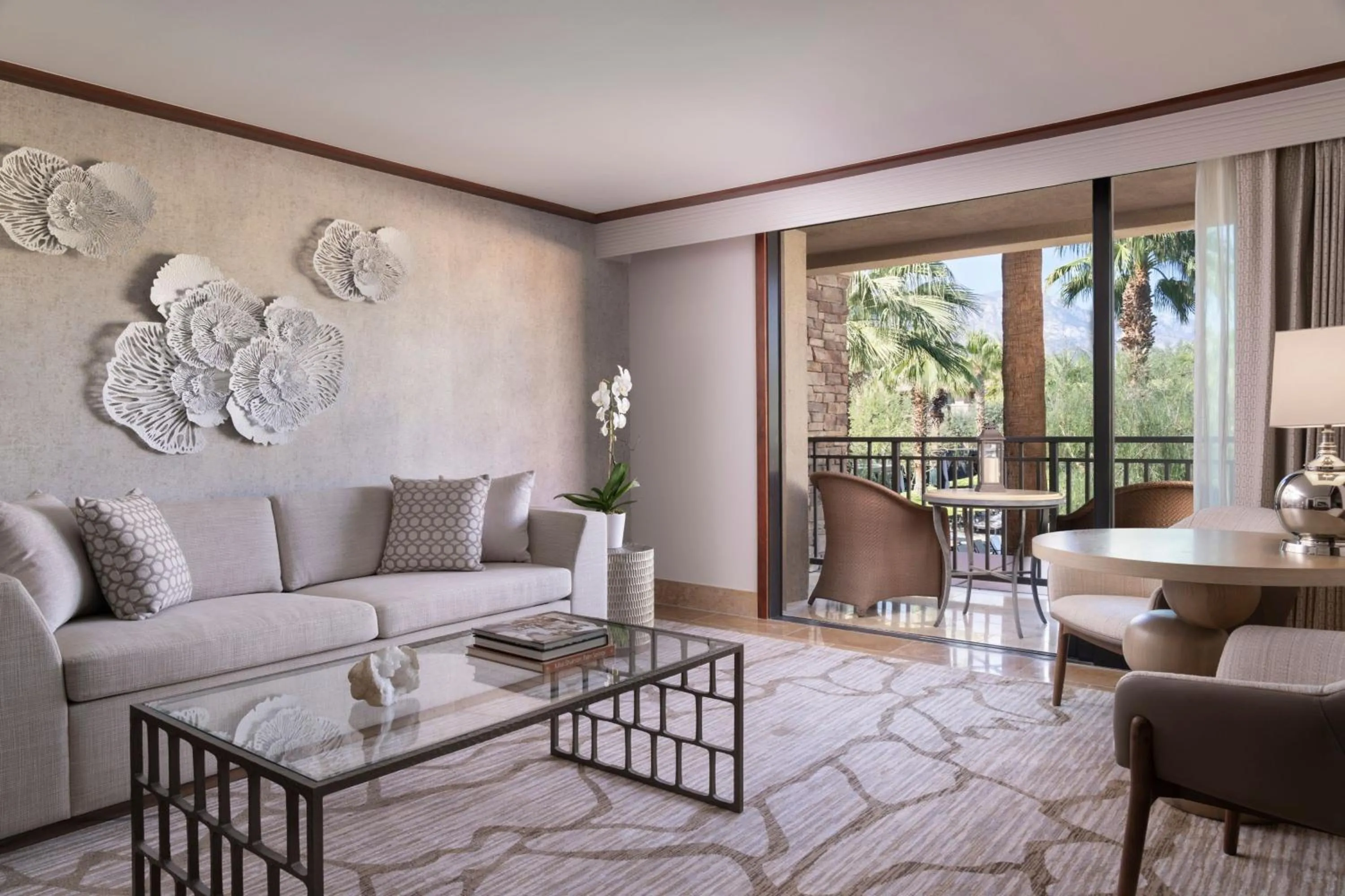 Living room in The Ritz-Carlton, Rancho Mirage