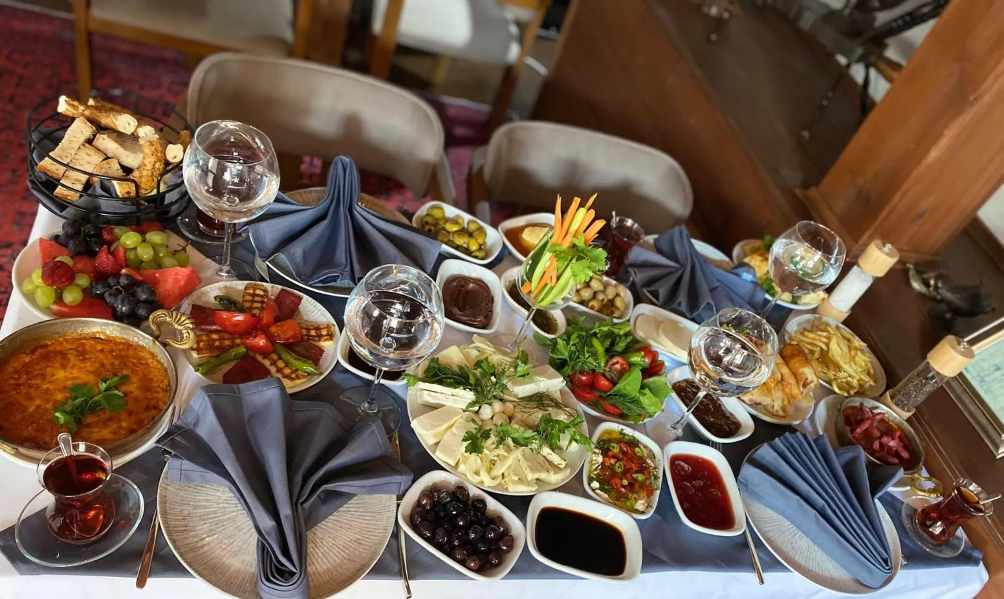 Breakfast in AHŞENA BAĞ-Badeli Konak Safranbolu