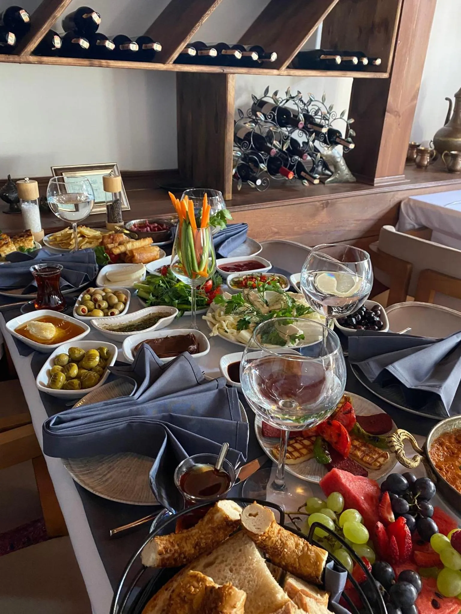 Breakfast in AHŞENA BAĞ-Badeli Konak Safranbolu