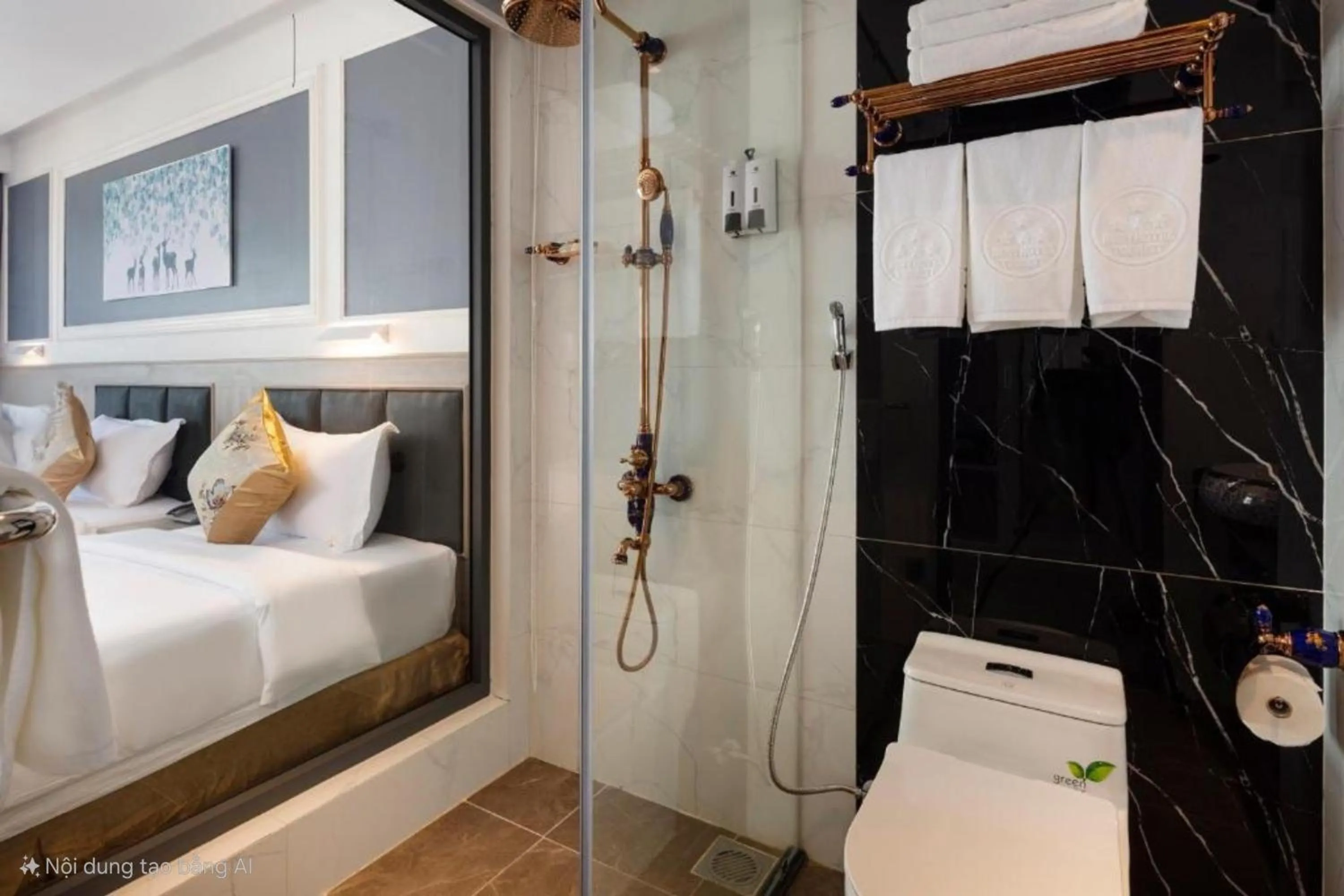 Bathroom, Bed in Ruby Luxury Hotel