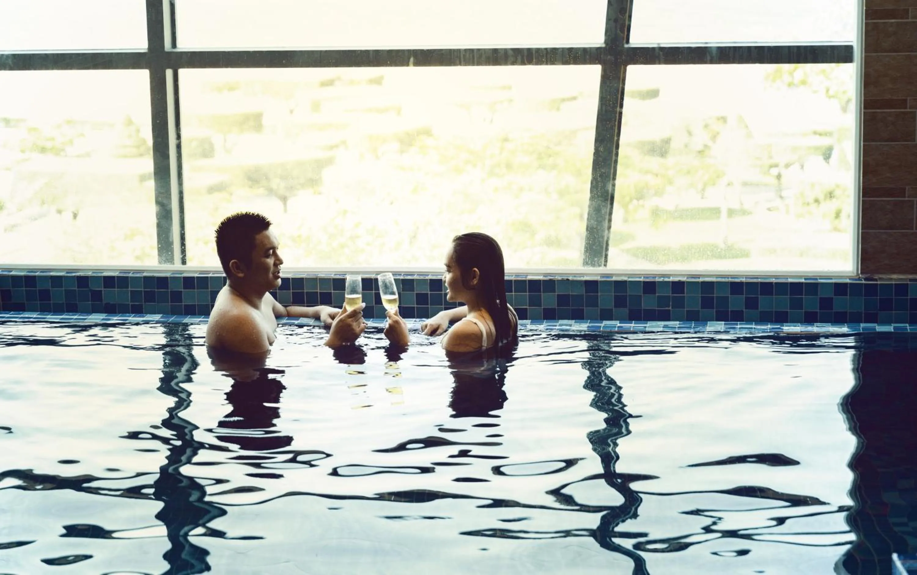 Swimming pool in Ruby Luxury Hotel