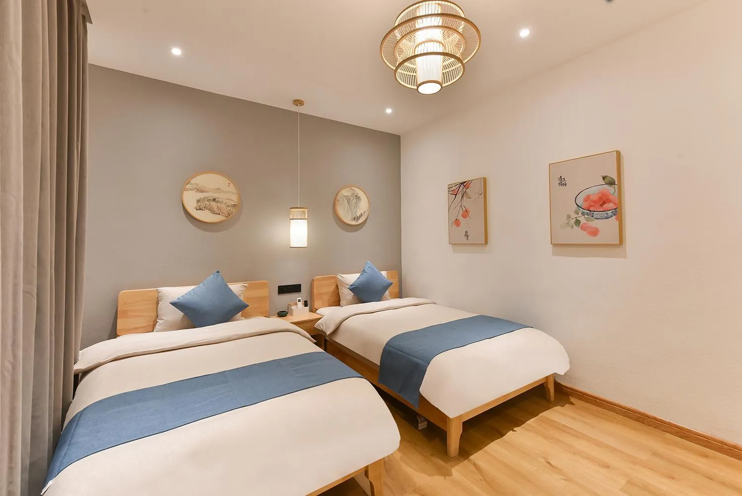 Bed in Yifangyan - Tingyuan Qingshe Hostel