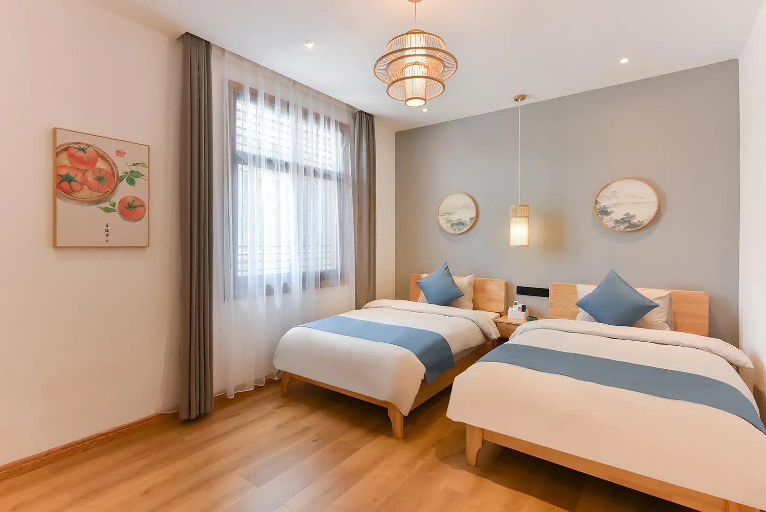 Bed in Yifangyan - Tingyuan Qingshe Hostel