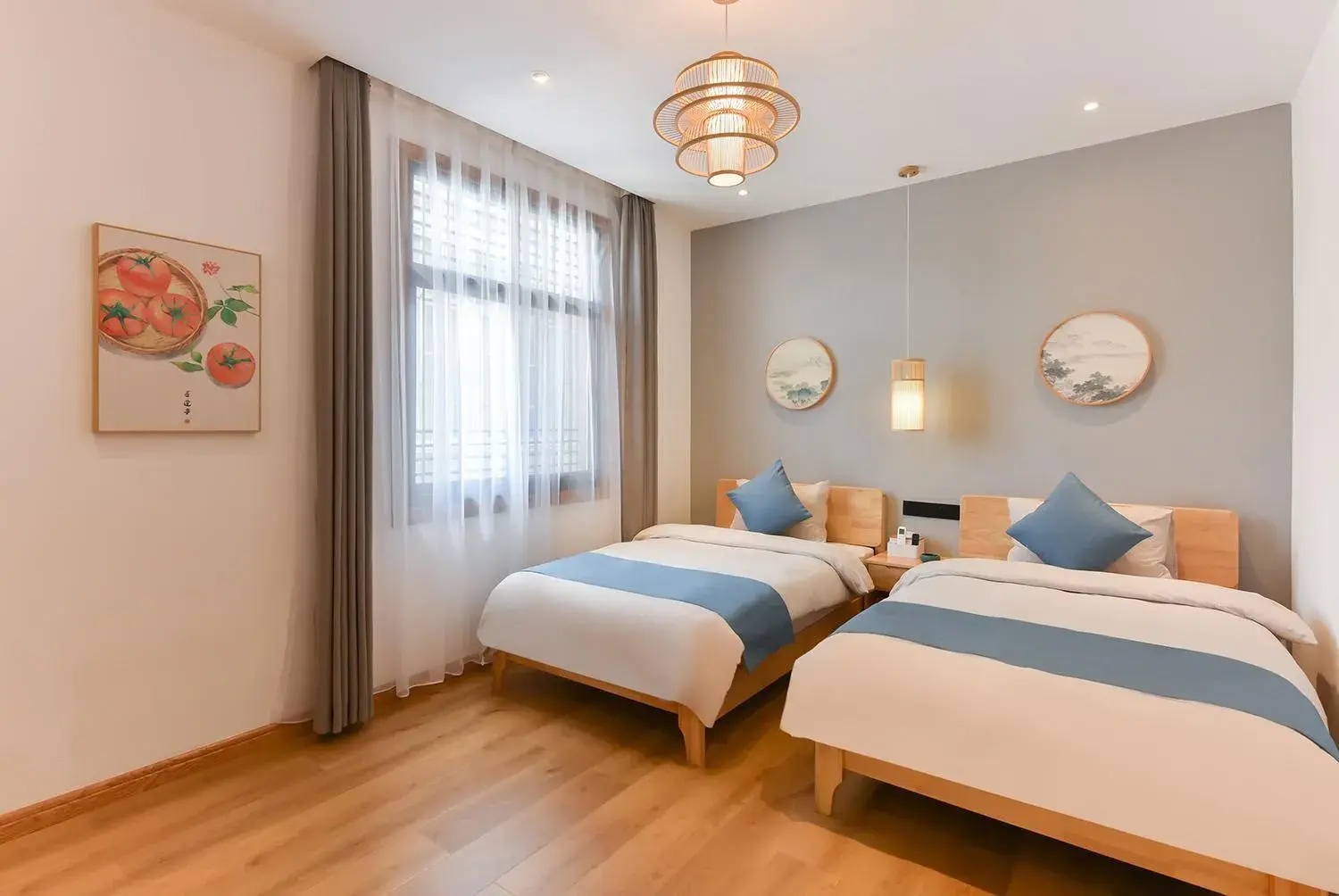 Twin Room with Private Bathroom in Yifangyan - Tingyuan Qingshe Hostel Twin Room with Private Bathroom in Yifangyan - Tingyuan Qingshe Hostel