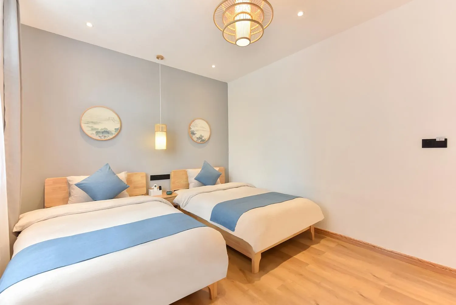 Bed in Yifangyan - Tingyuan Qingshe Hostel