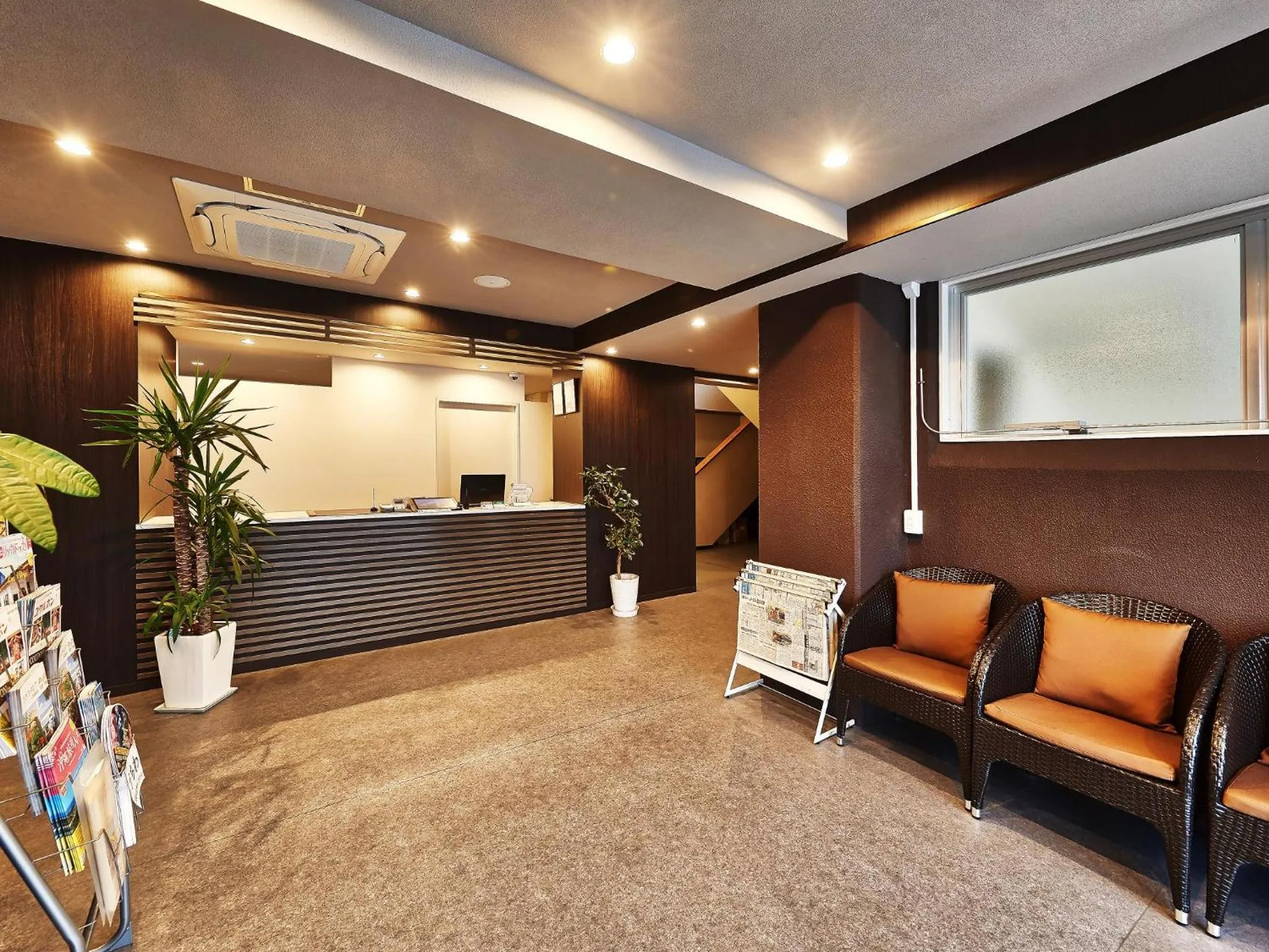 Lobby or reception in Crown Hotel Okinawa Annex