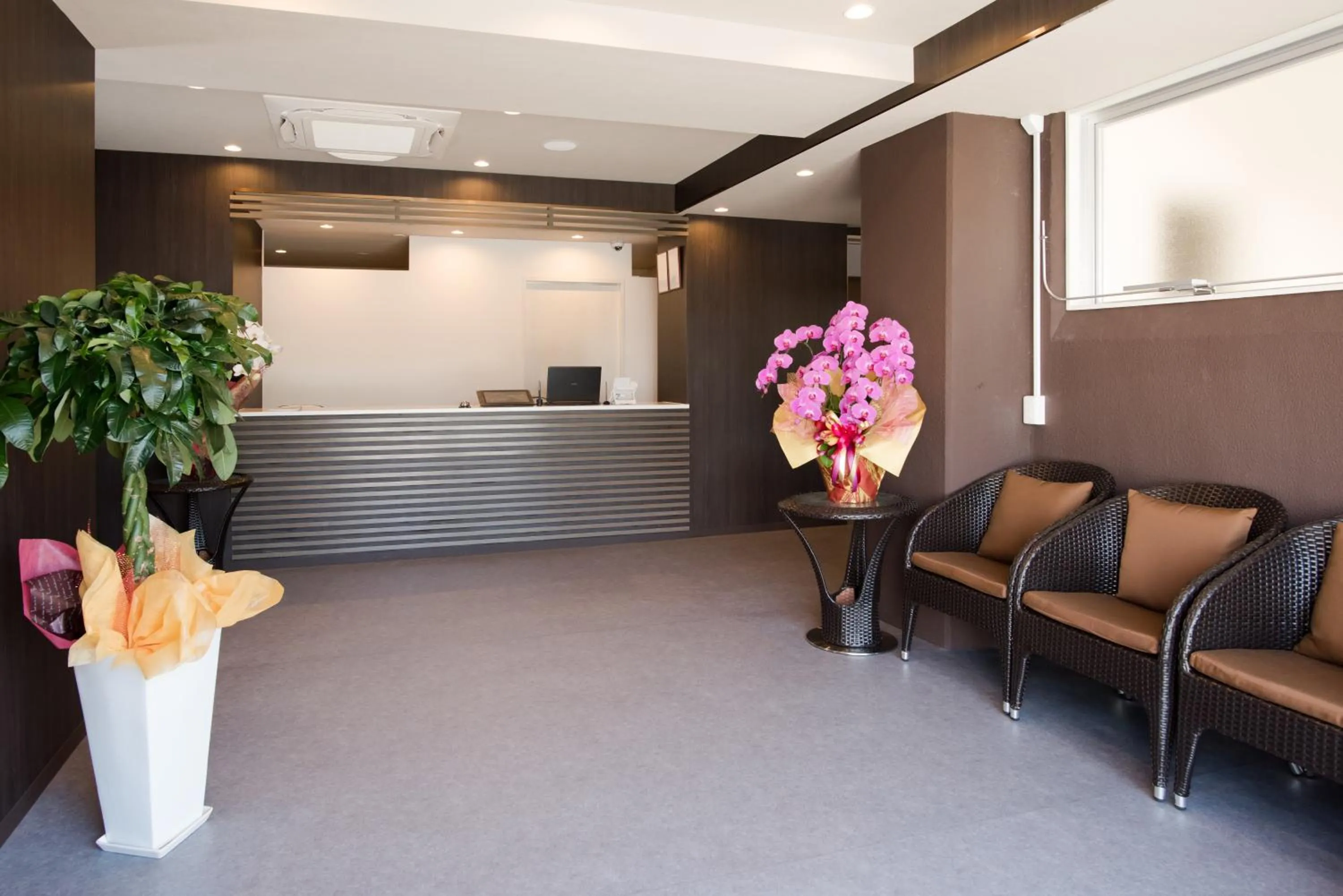 Lobby or reception in Crown Hotel Okinawa Annex