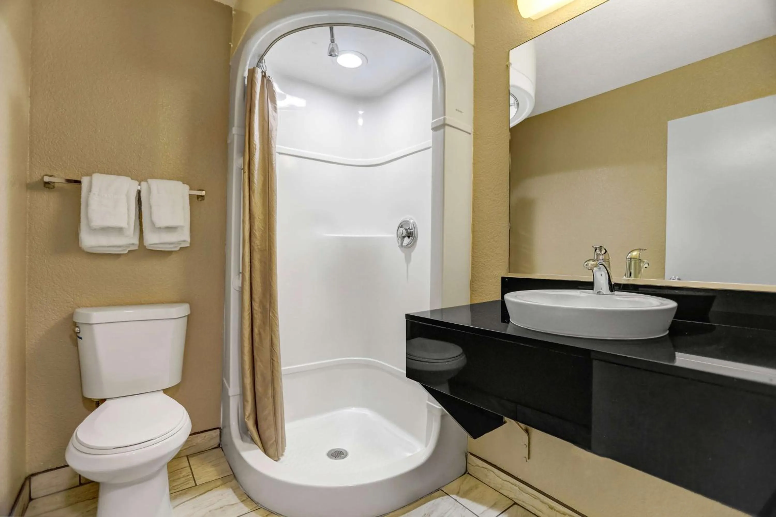 Bathroom in Motel 6-Red Bluff, CA