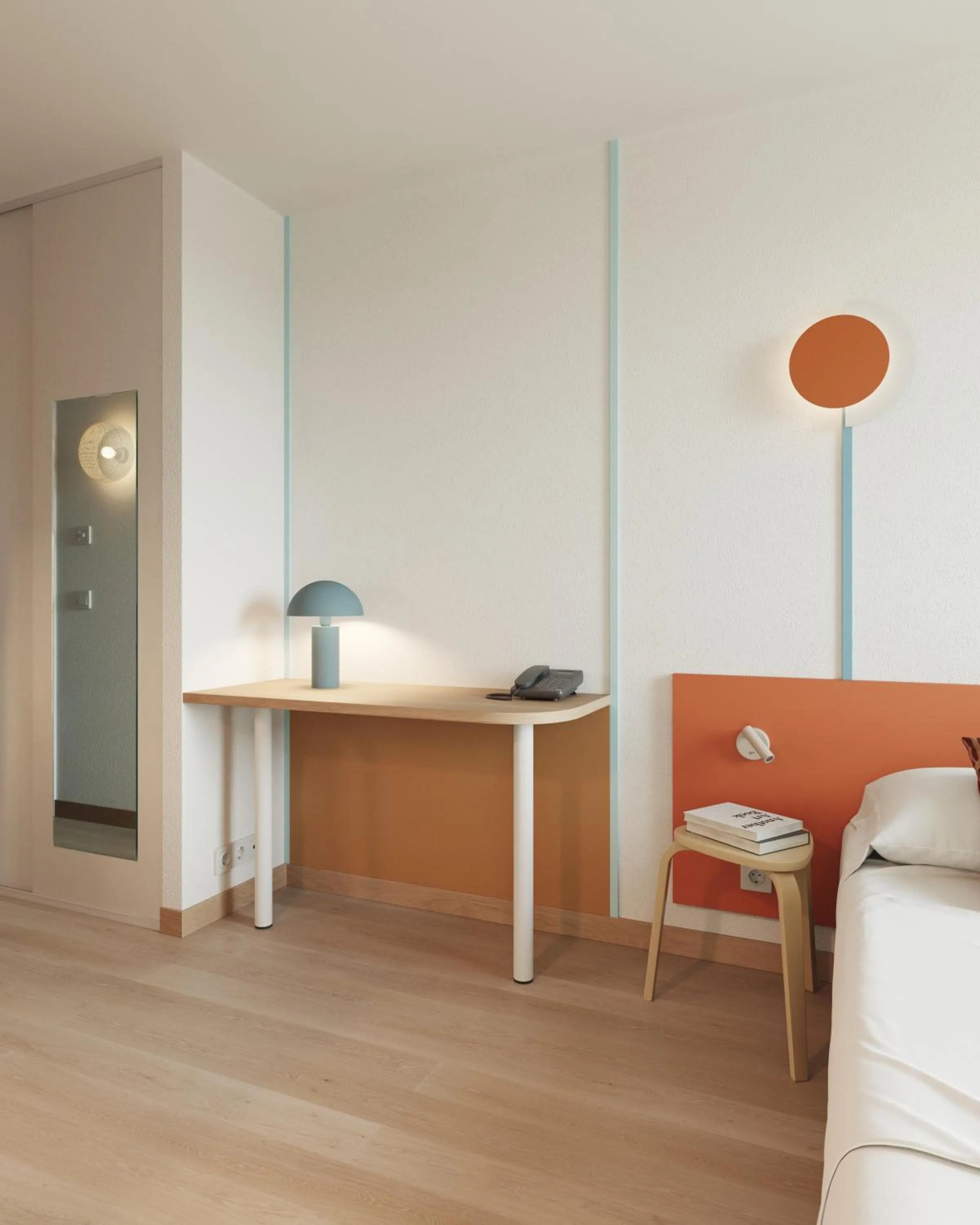 Bedroom, Bed in Aparthotel Adagio Access Toulouse Jolimont