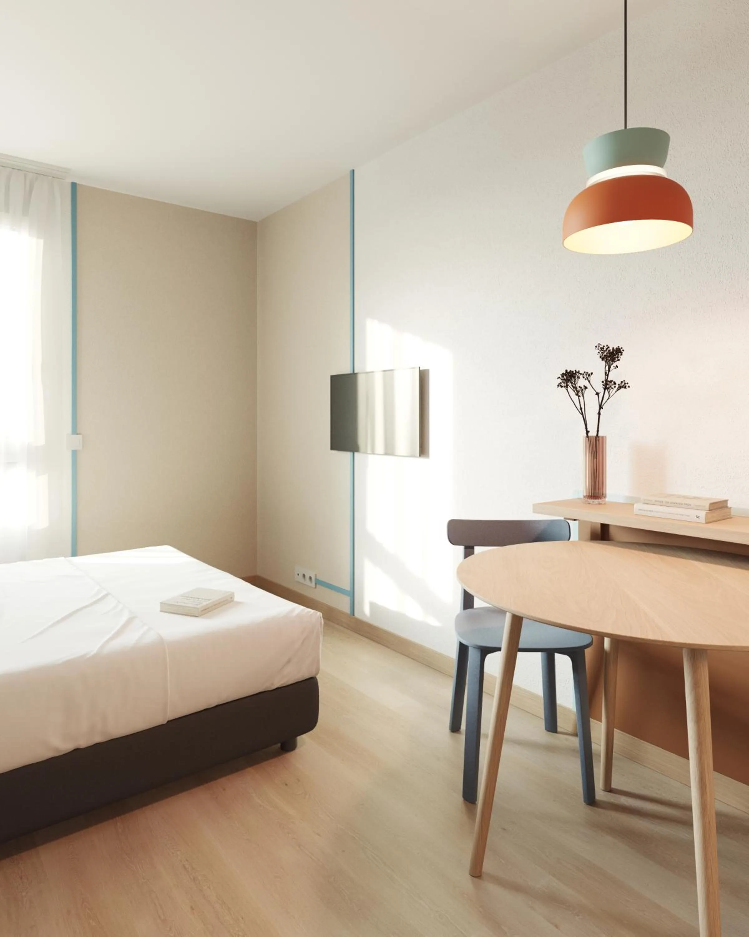 Photo of the whole room, Bed in Aparthotel Adagio Access Toulouse Jolimont