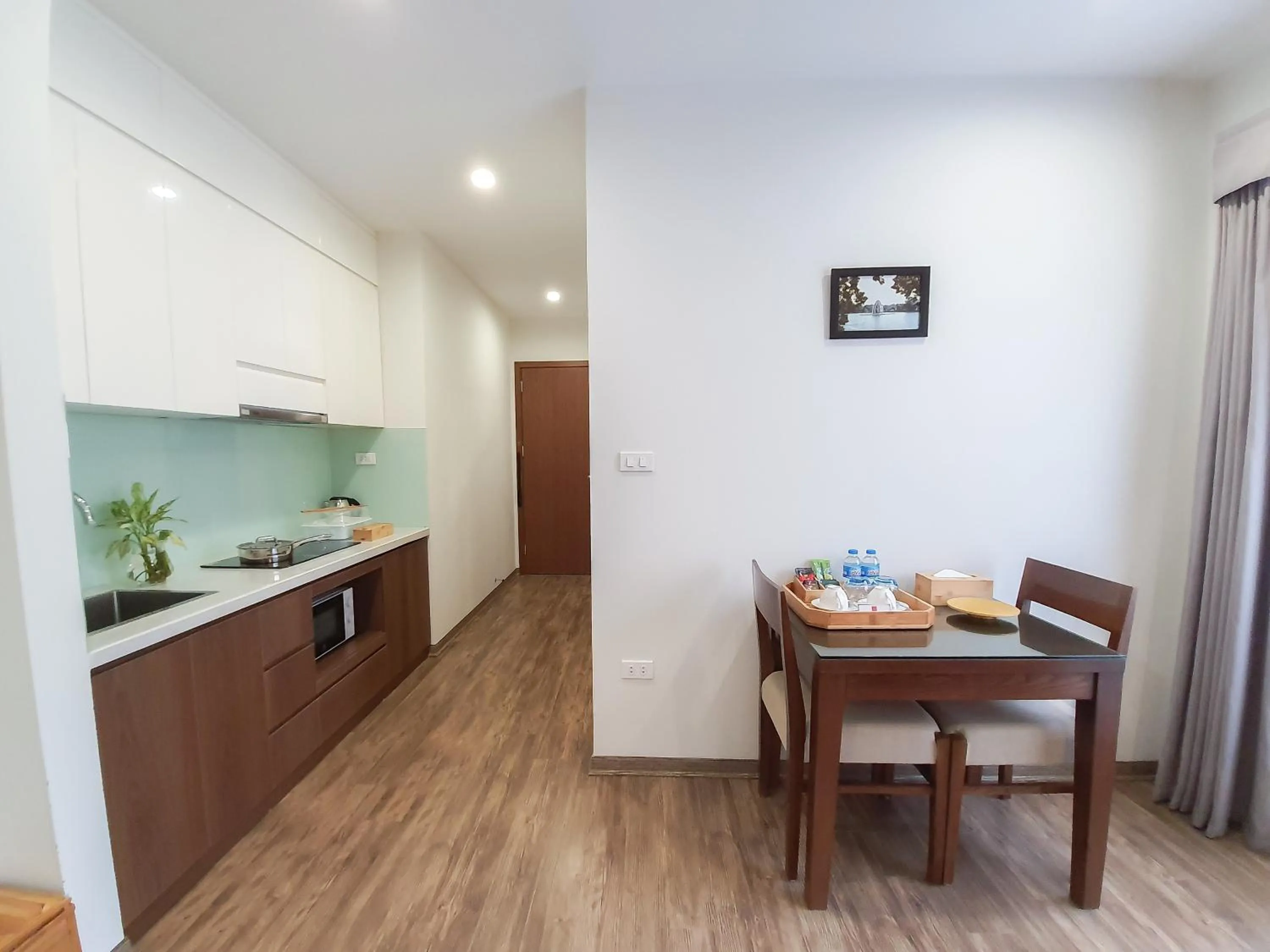 Kitchen or kitchenette in REIWA INN APARTMENT
