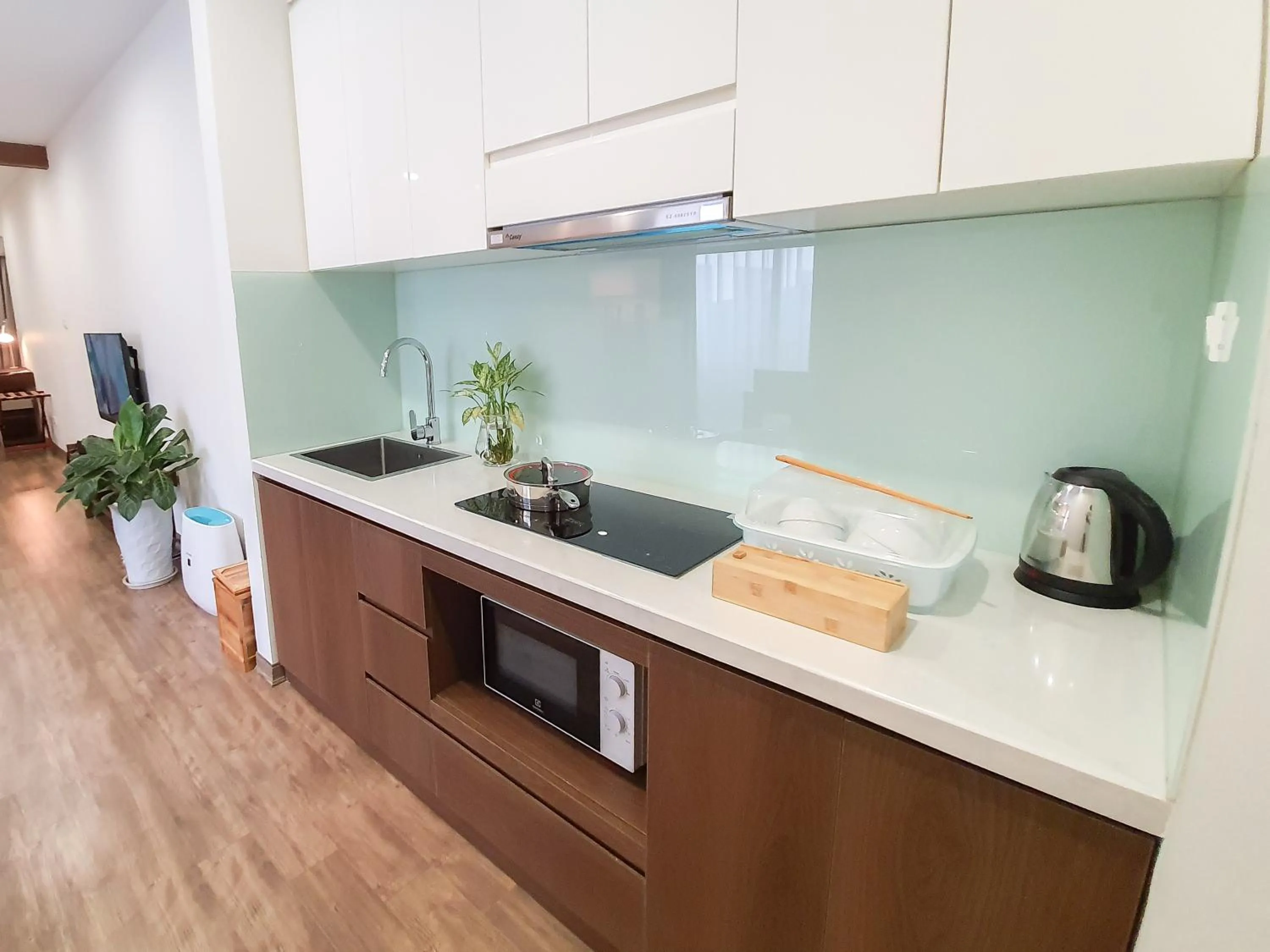 Kitchen or kitchenette in REIWA INN APARTMENT